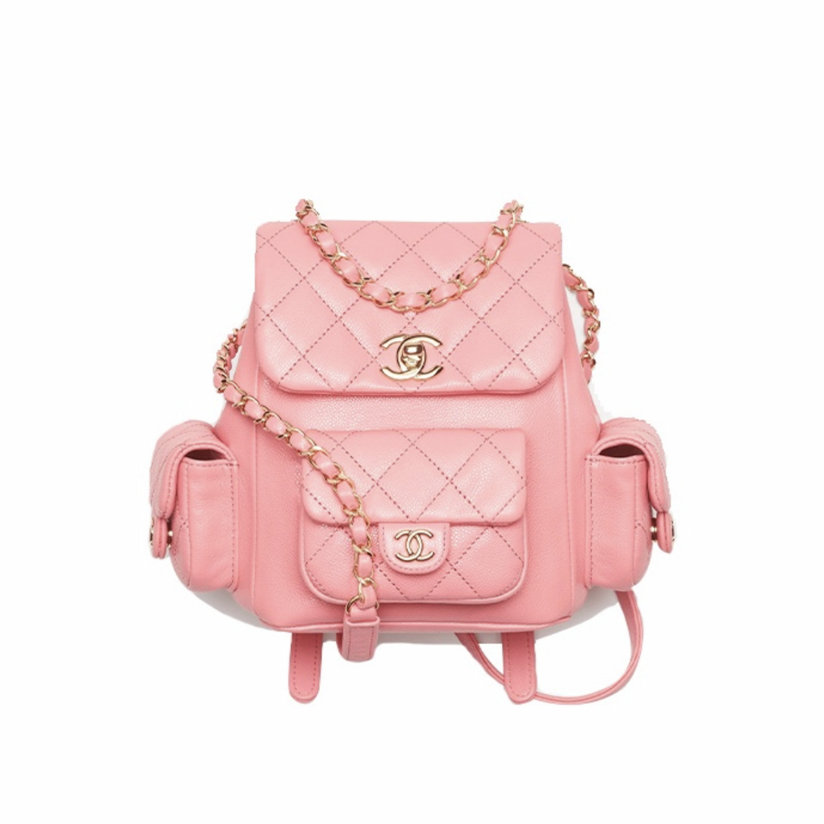 Chanel Leather Chain Backpack Bag #nigo21786