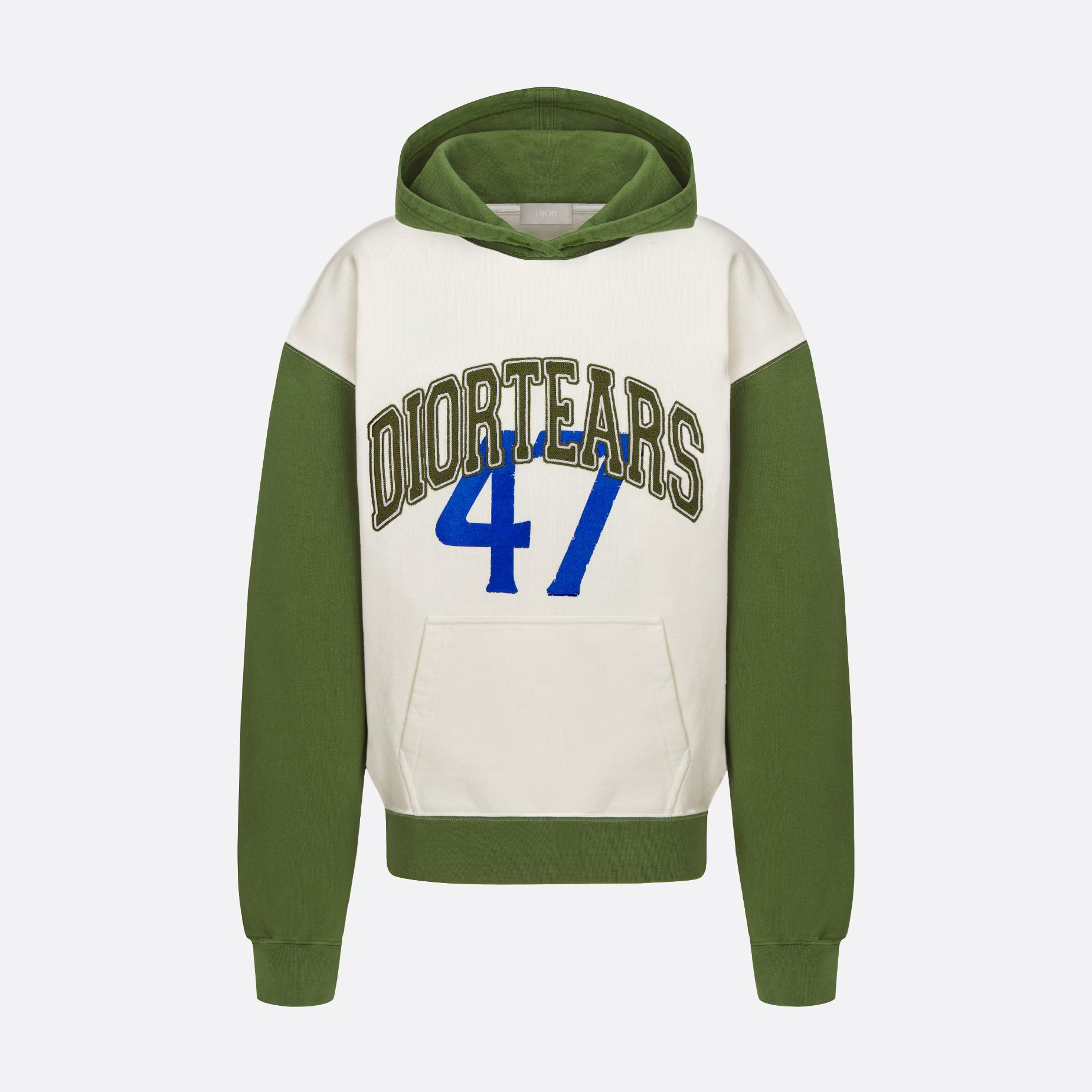 DIOR TEARS Oversized Hooded Sweatshirt Cotton Pullover #nigo96423