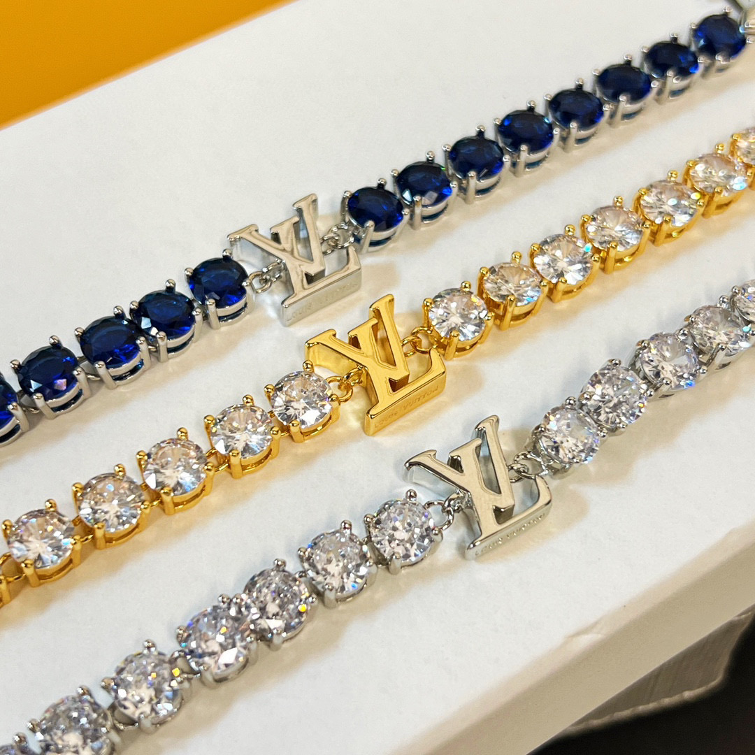 Louis Vuitton CRYSTALS Diamond And Gemstone Bracelet Jewelry #nigo96433