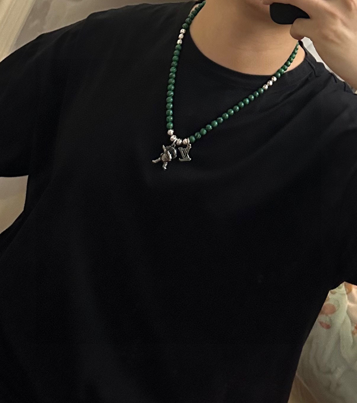 Louis Vuitton Astronaut Bead Necklace #nigo96429