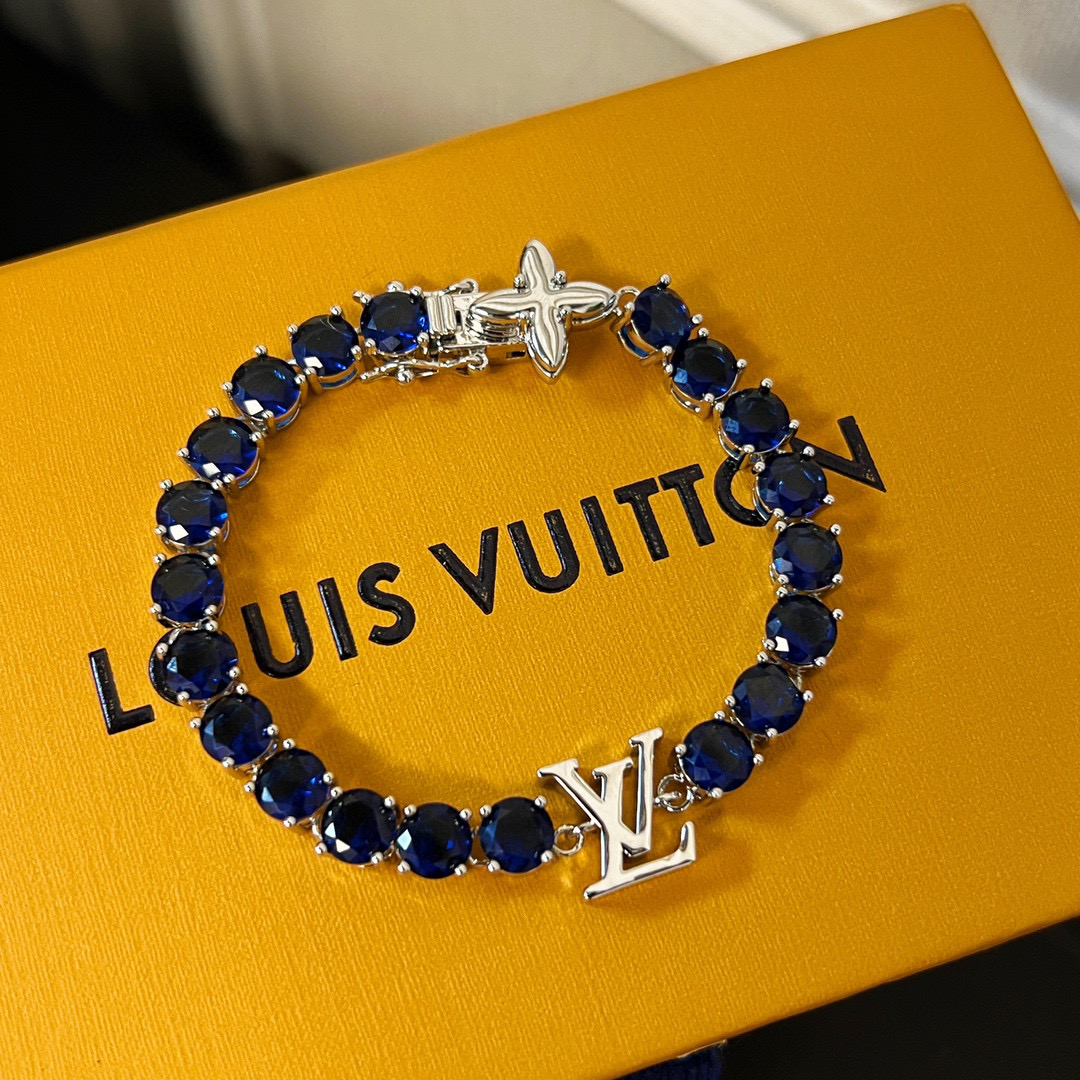 Louis Vuitton CRYSTALS Diamond And Gemstone Bracelet Jewelry #nigo96433