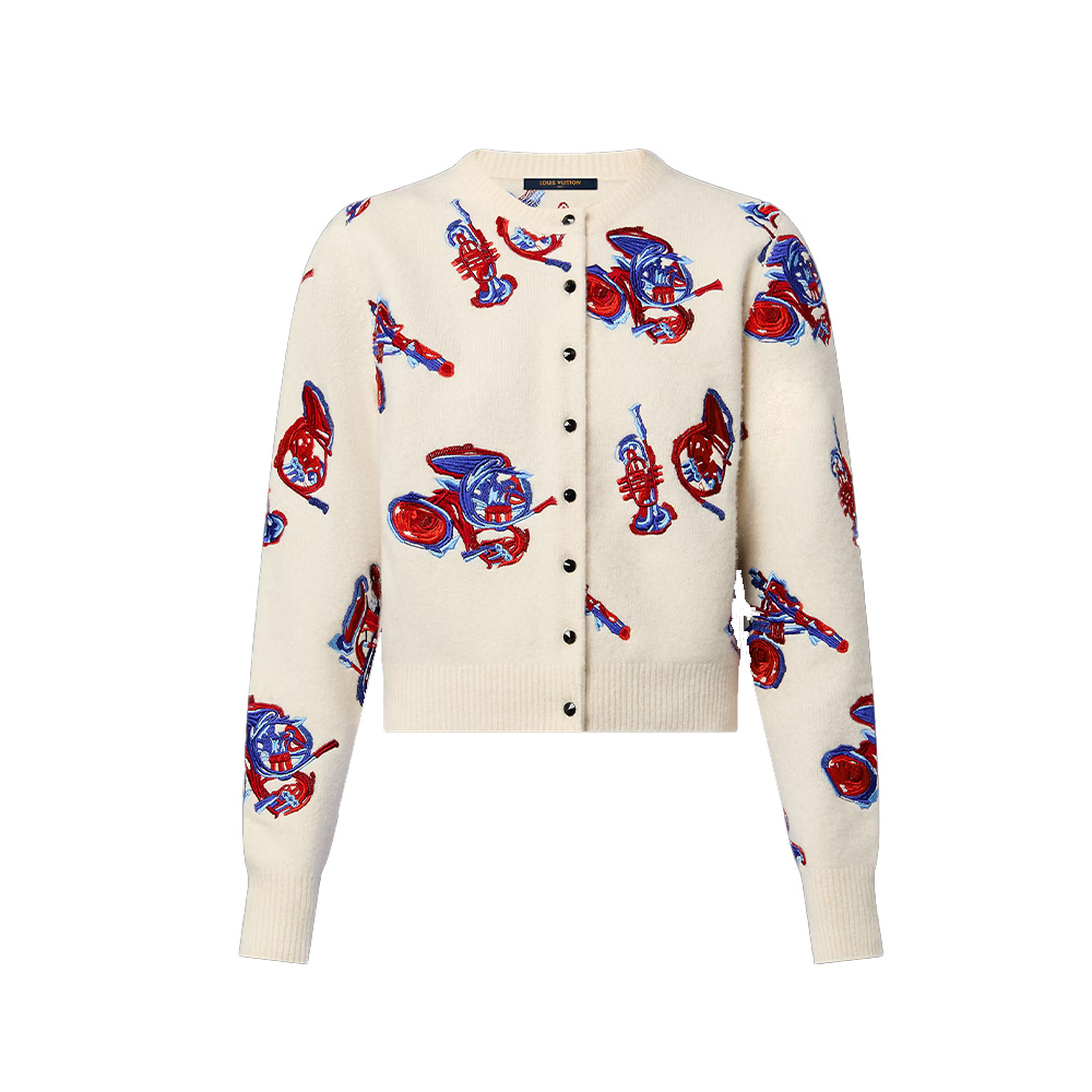Louis Vuitton Embroidered Trumpet Cardigan Ngvp #nigo6577