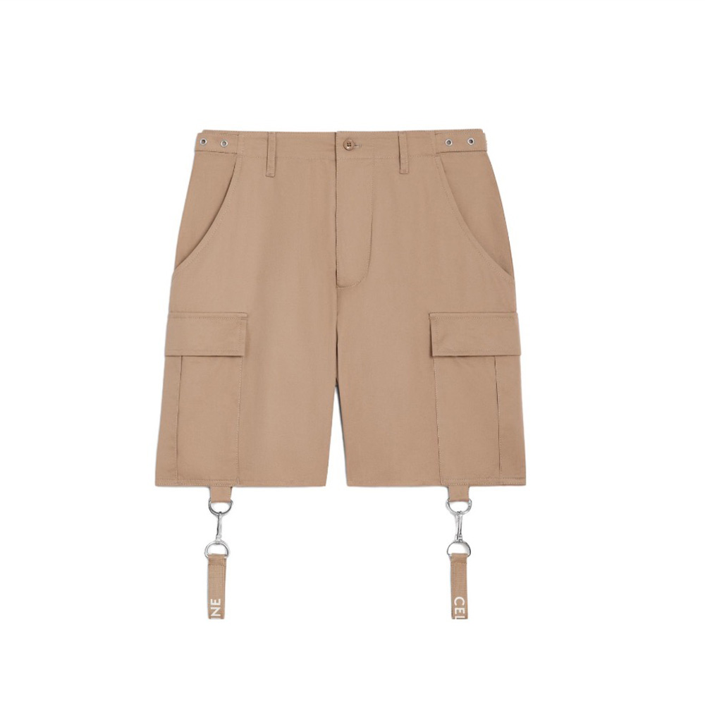 Celine Solid Logo Printed Pocket Spring Buckle Shorts Ngvp #nigo6617