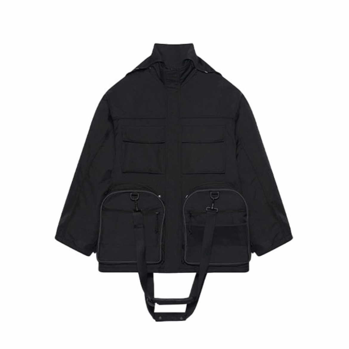 Balenciaga Black Standing Collar Jacket #nigo21819