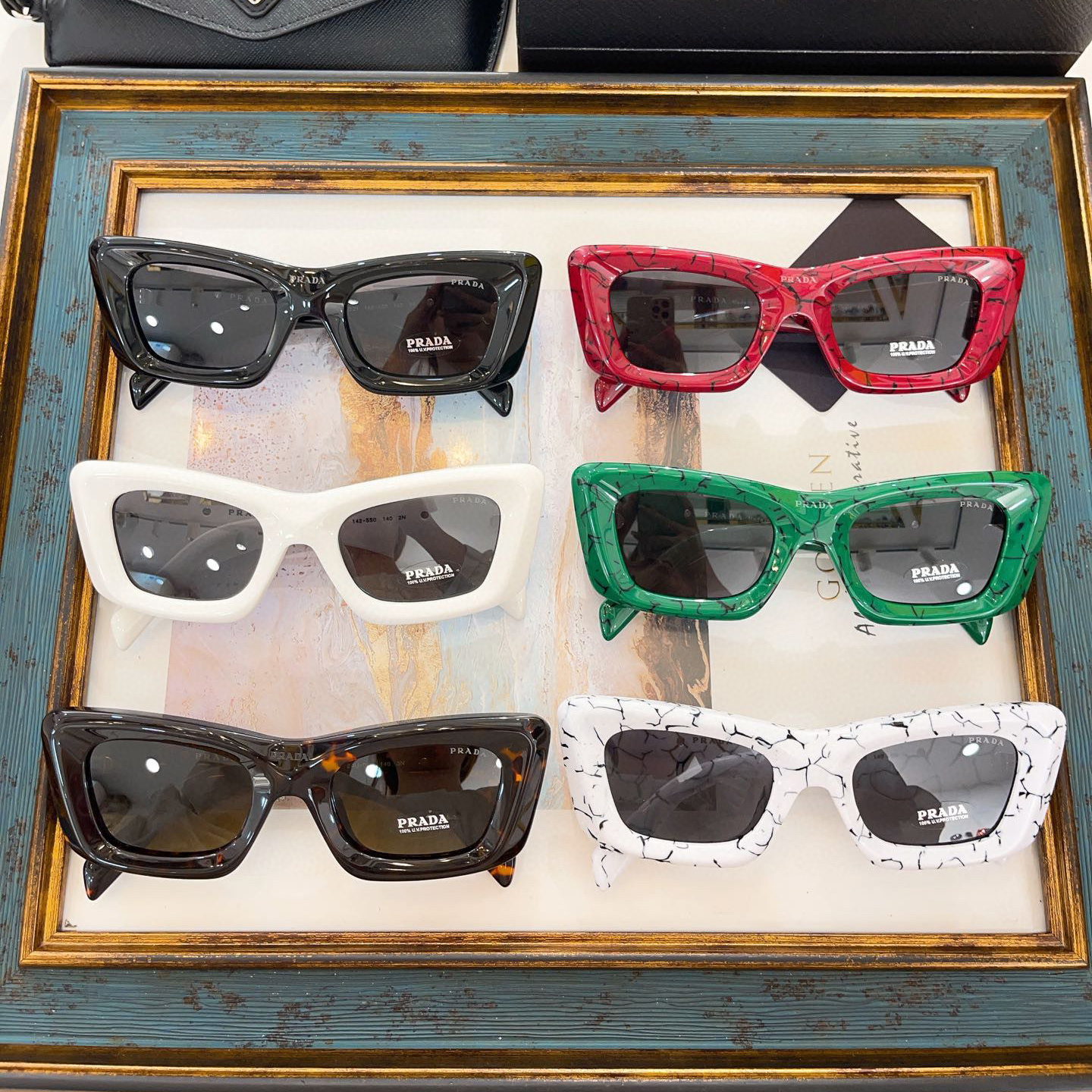 Prada Decorative Sunshade Sunglasses #nigo96467