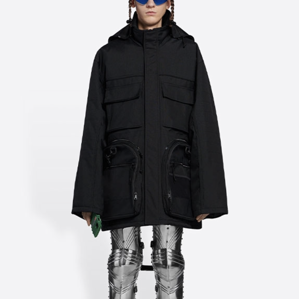 Balenciaga Black Standing Collar Jacket #nigo21819