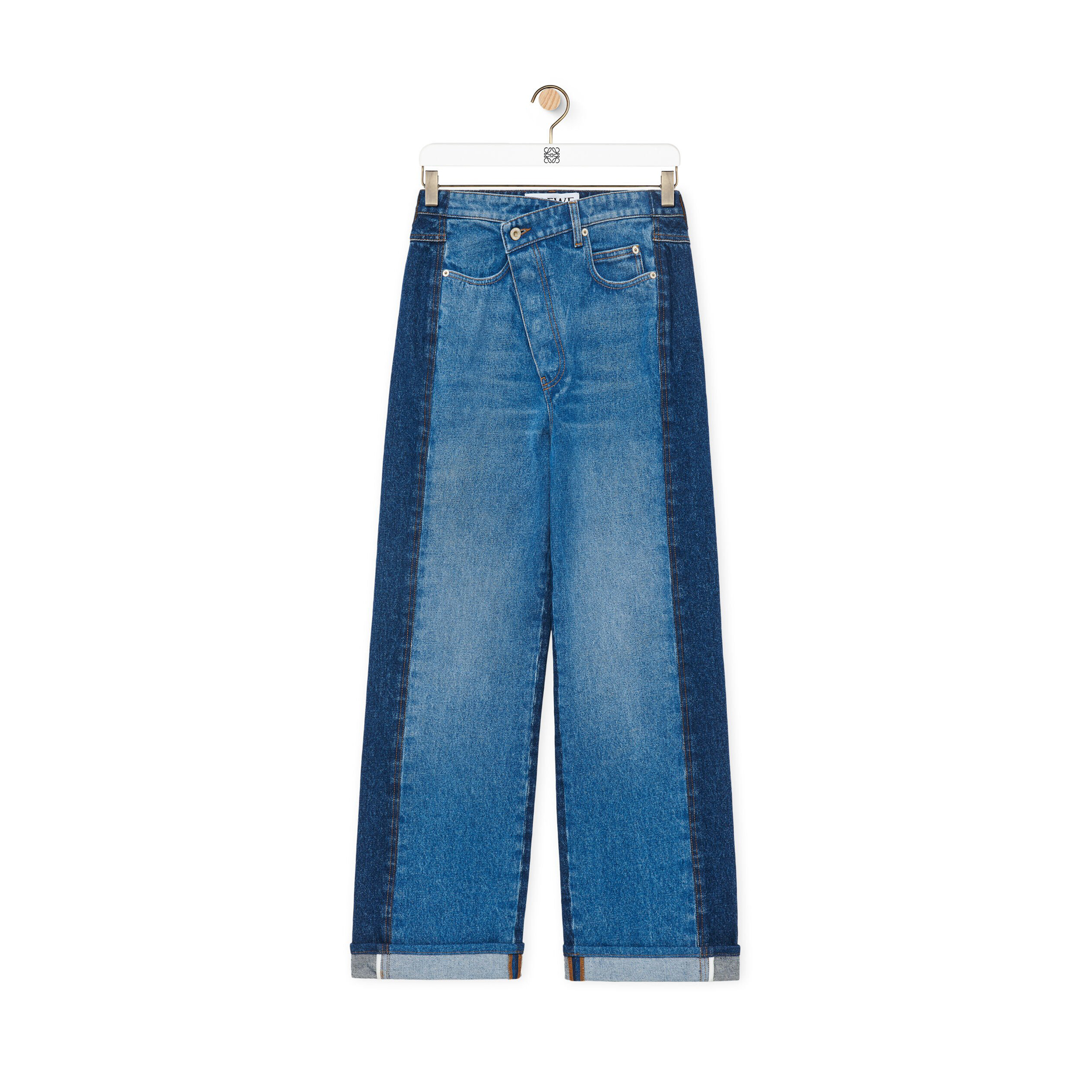 Loewe Deconstructed Jeans In Denim Ngvp #nigo6613