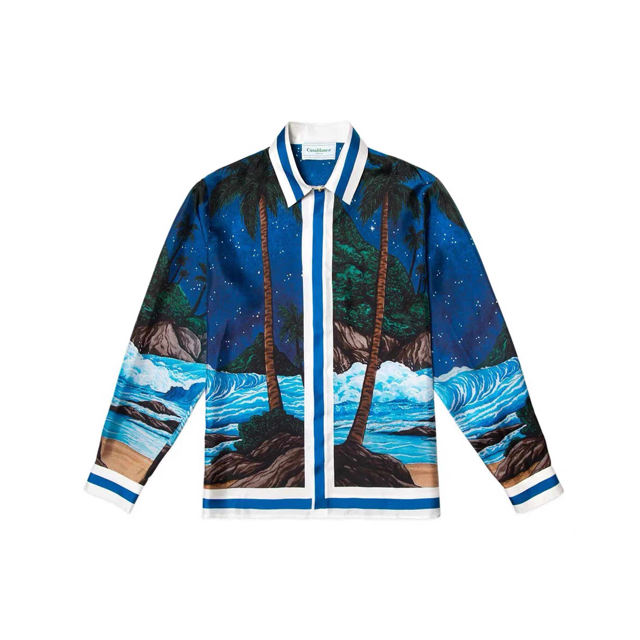 Casablanca Printed Long Sleeve Shirt Ngvp #nigo6596