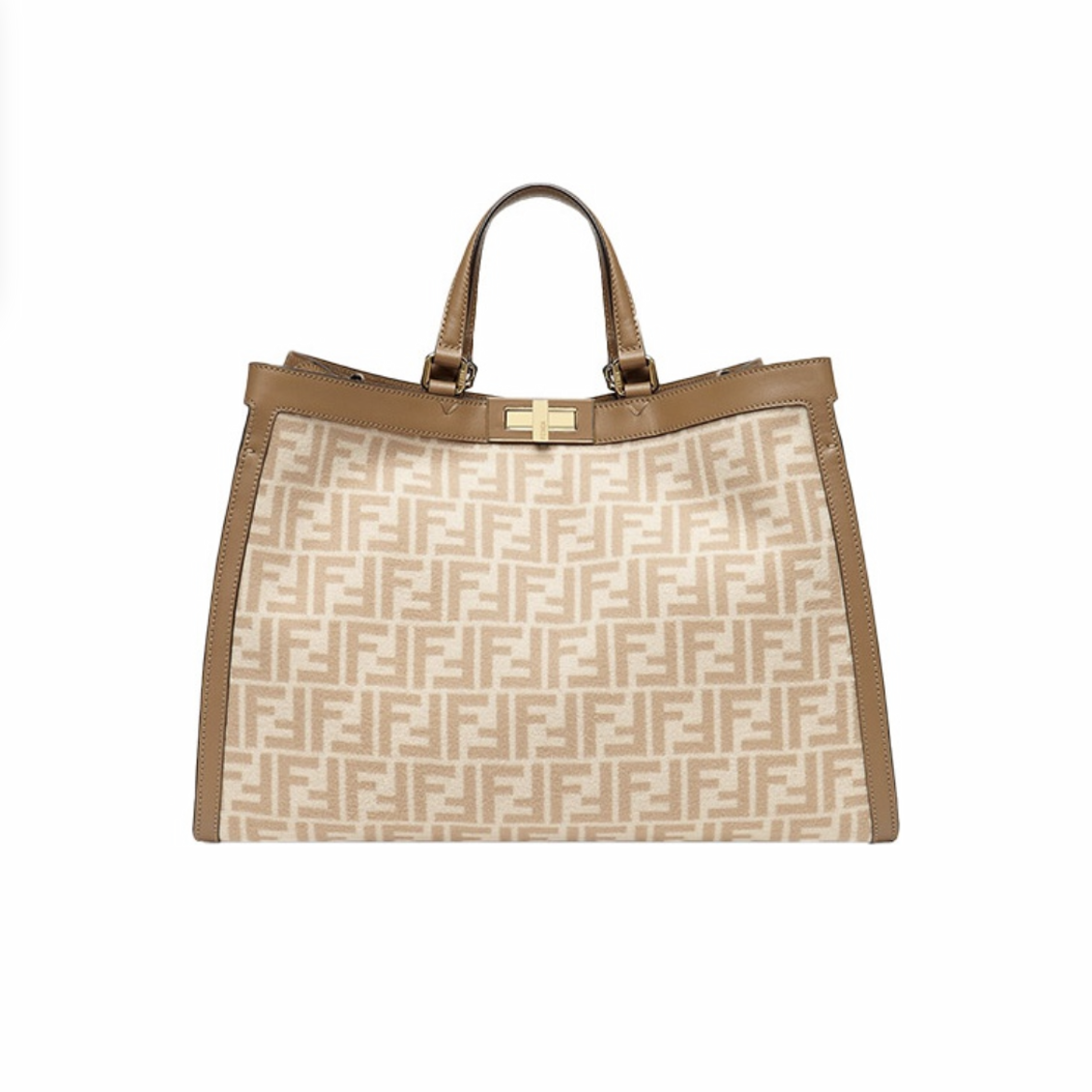 Fendi peekaboo X-tote Leather One Shoulder Printed Bag #nigo21833