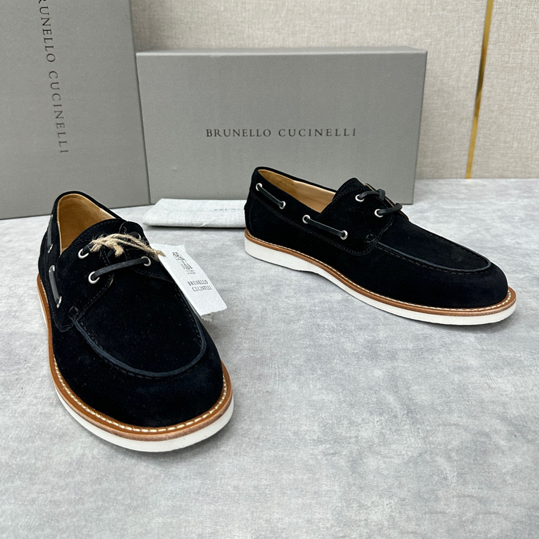 Brunello Cucinelli Men's Suede Loafers Shoes Ngvp #nigo6598