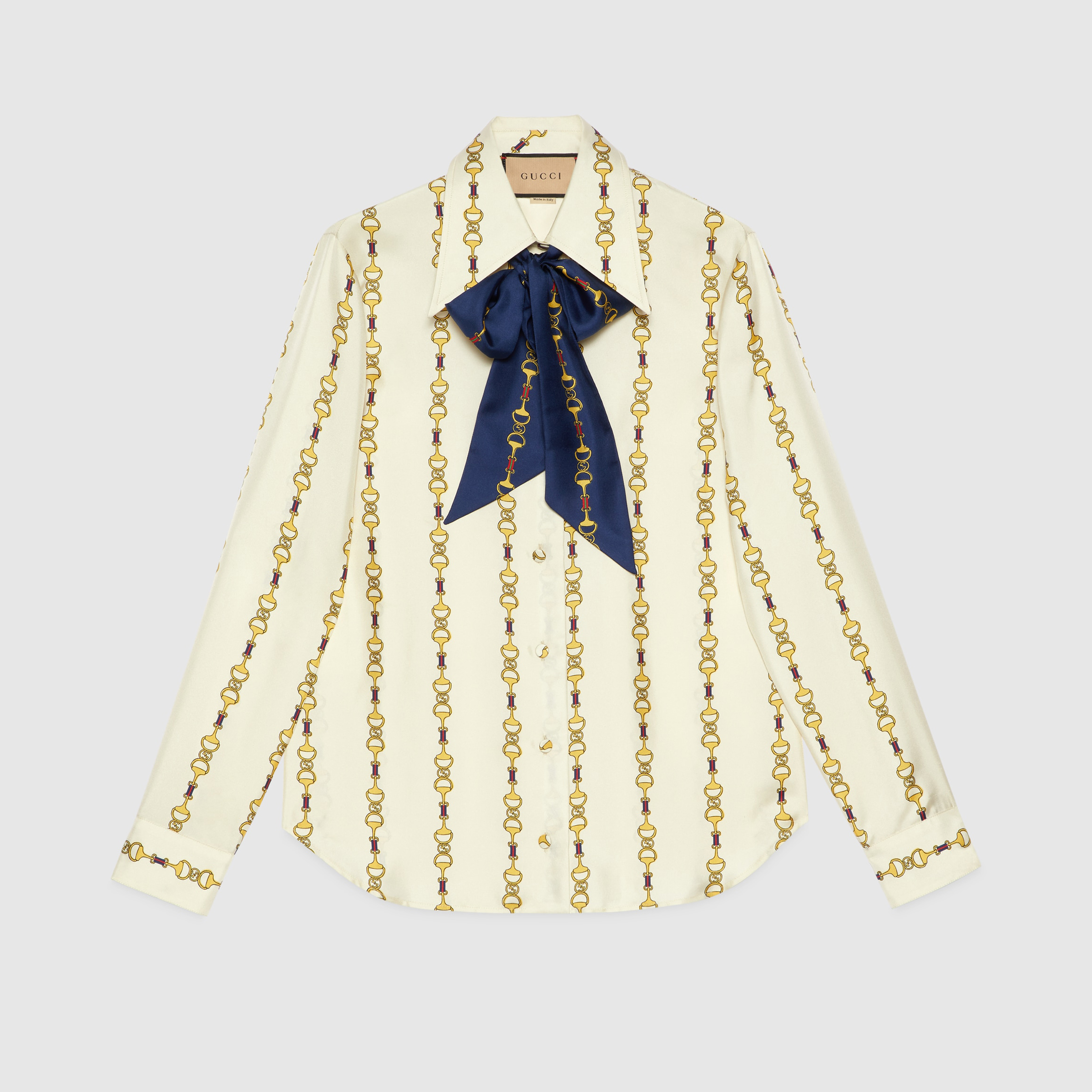 Gucci Printed Beige Long Sleeved Shirt #nigo21824