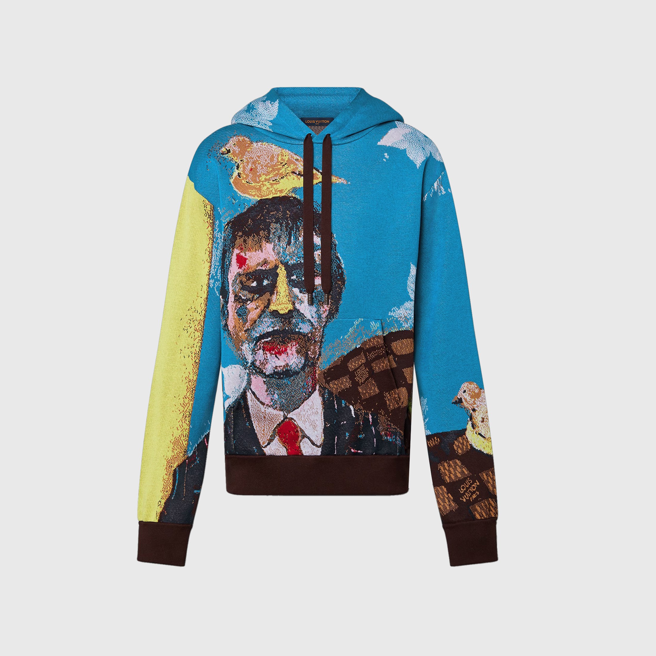 Louis Vuitton Jacquard Cotton Hoodie Shorts Ngvp #nigo6594