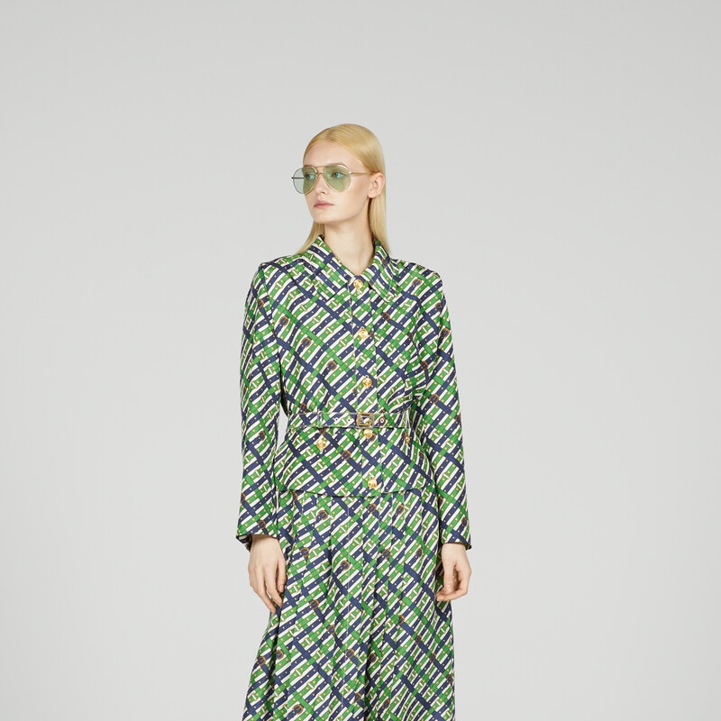 Gucci Green waistband shirt jacket #nigo21825