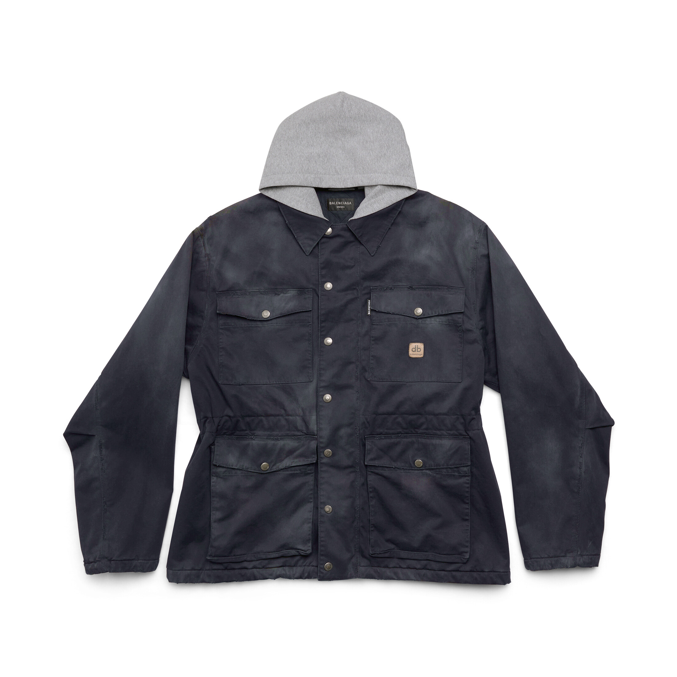 Balenciaga Cotton Hooded Single Breasted Jacket #nigo96493