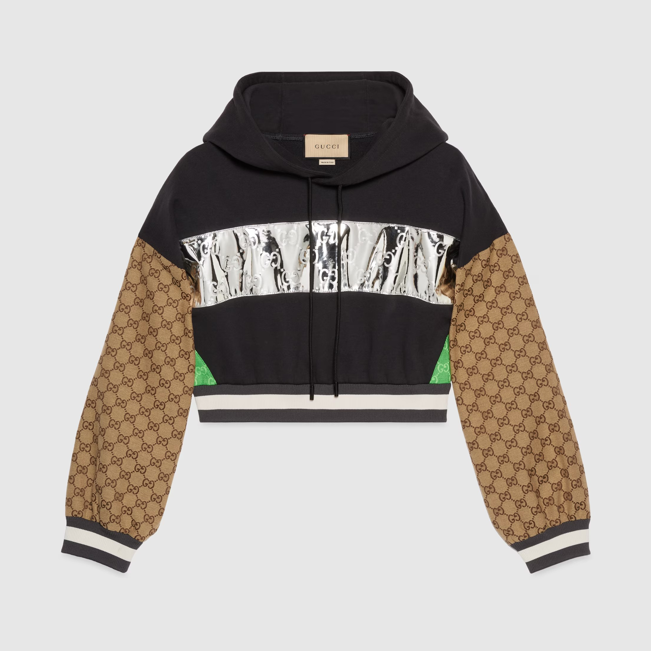 Gucci Jersey Knitted Cotton Hooded Sweatshirt #nigo96488