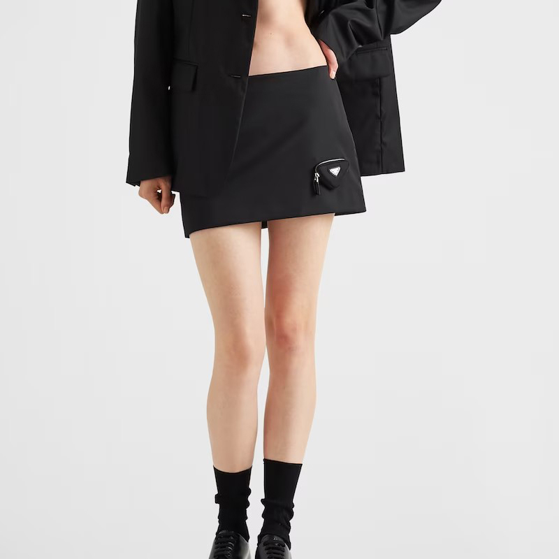 Prada Triangle Bag Nylon Skirt #nigo96498