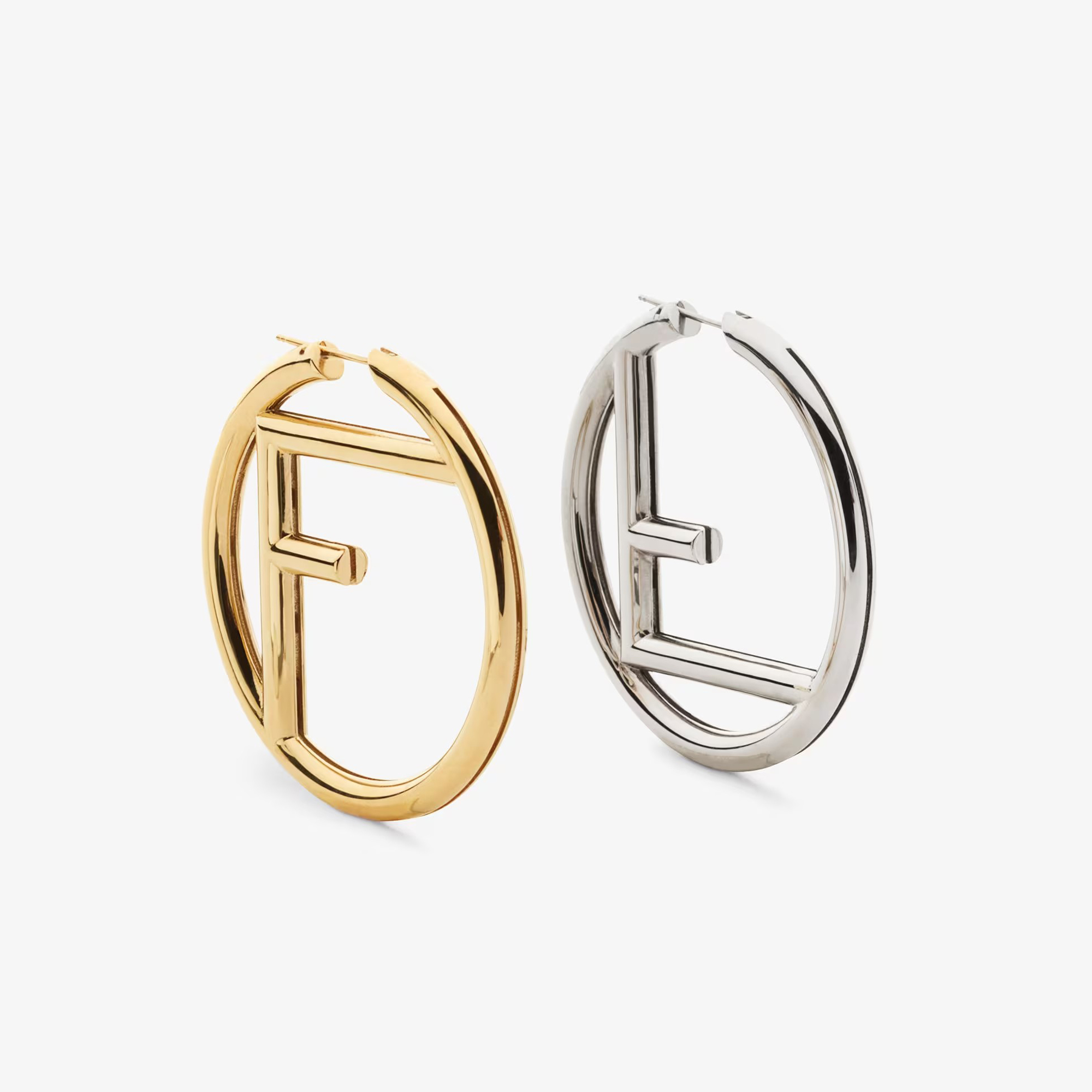 Fendi F Is Plain Ring Letter Earrings #nigo21842
