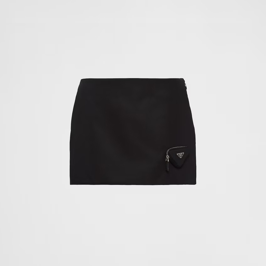 Prada Triangle Bag Nylon Skirt #nigo96498