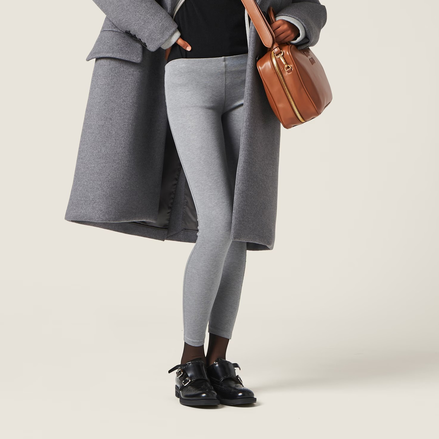 MiuMiu Silk Jersey Stretch knit Trousers Pants #nigo96517