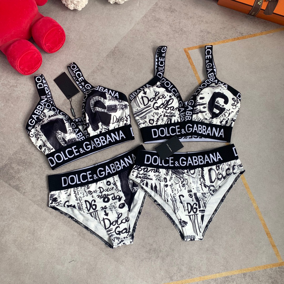 Dolce&Gabbana Printed Tank Top Shorts Set Swimwear #nigo21853