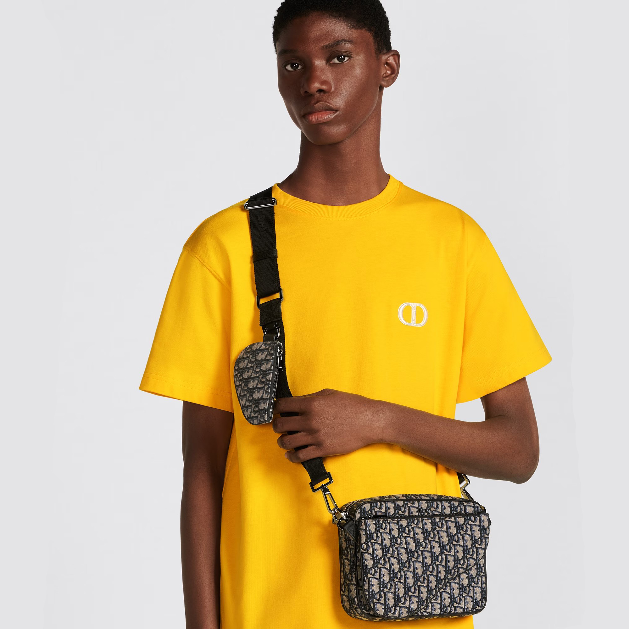 Dior Canvas Printed Diagonal Bag #nigo21844