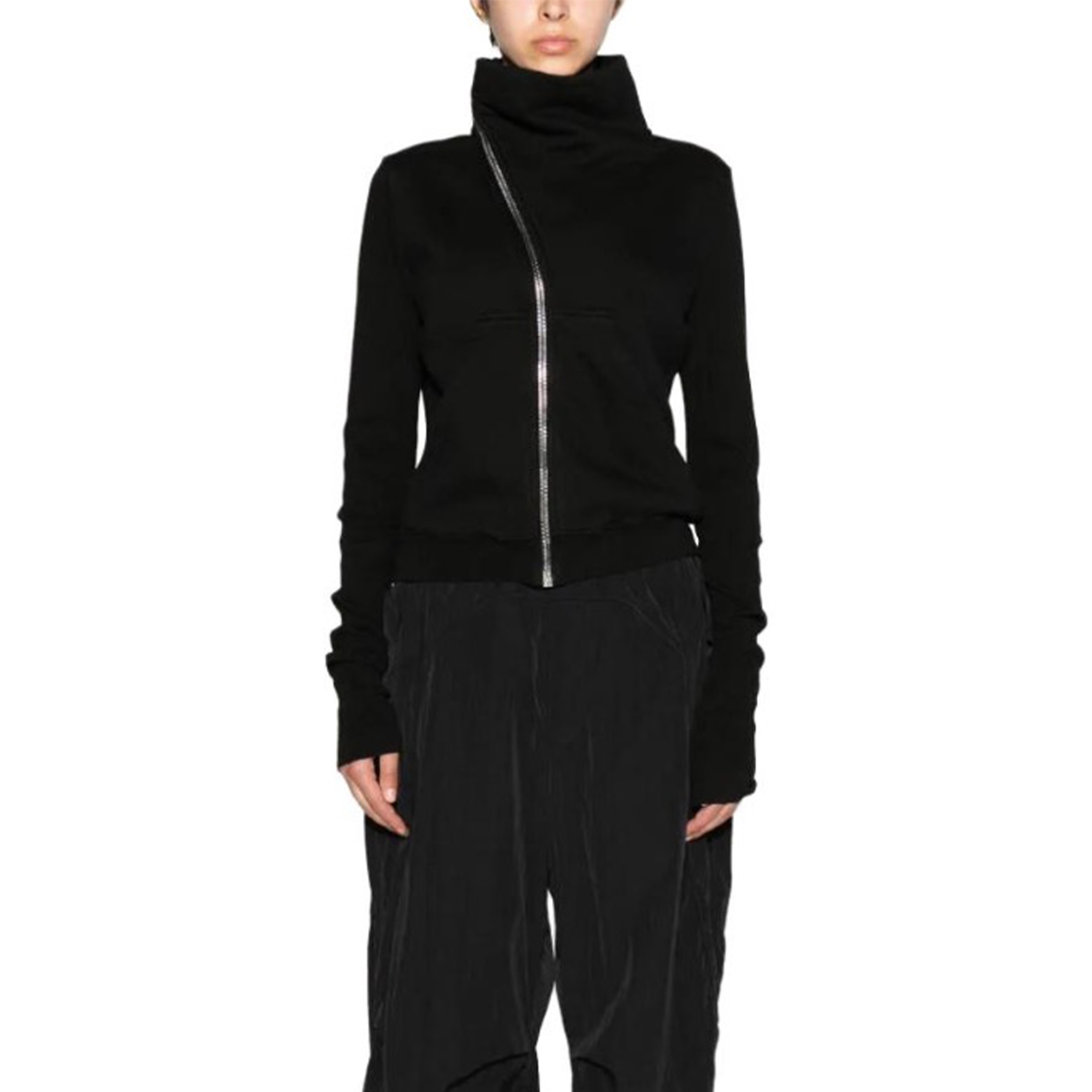 Rick Owens Short Jacket With Senior Pleated Sleeves Ngvp #nigo6651