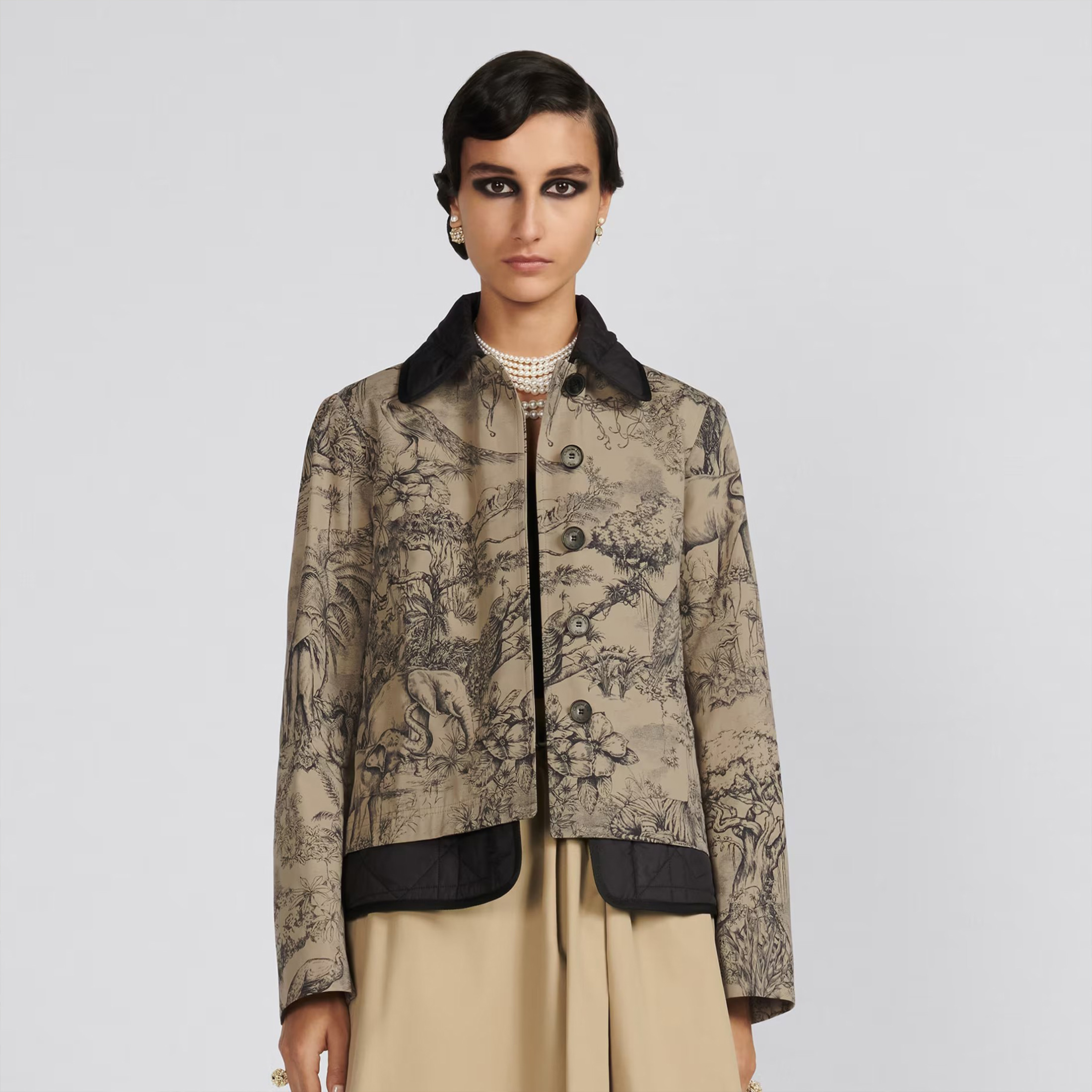 Dior Animal Print Jacket Vest Two Piece Set Ngvp #nigo6527