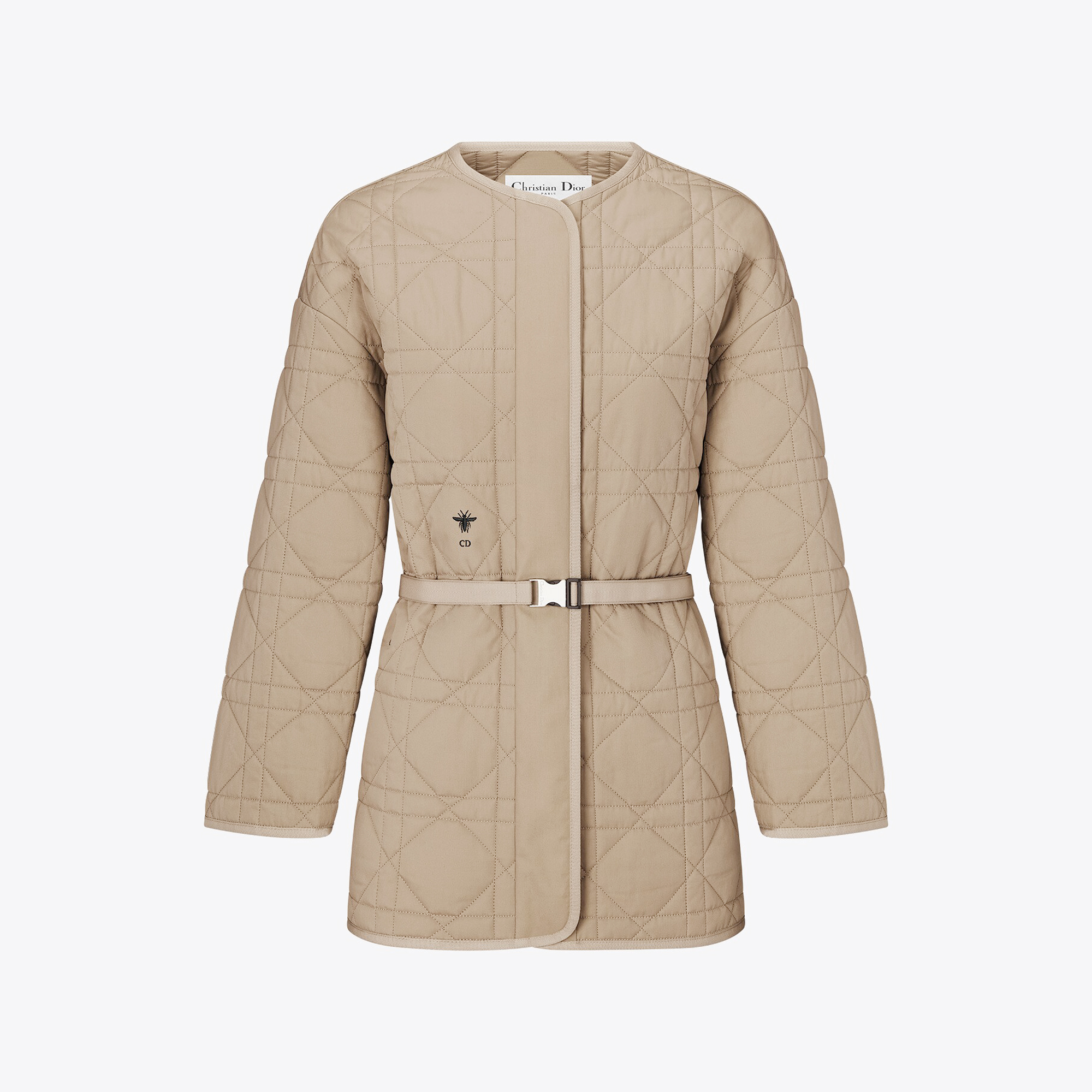 Dior Long Sleeved Plaid Waistband Jacket #nigo21858