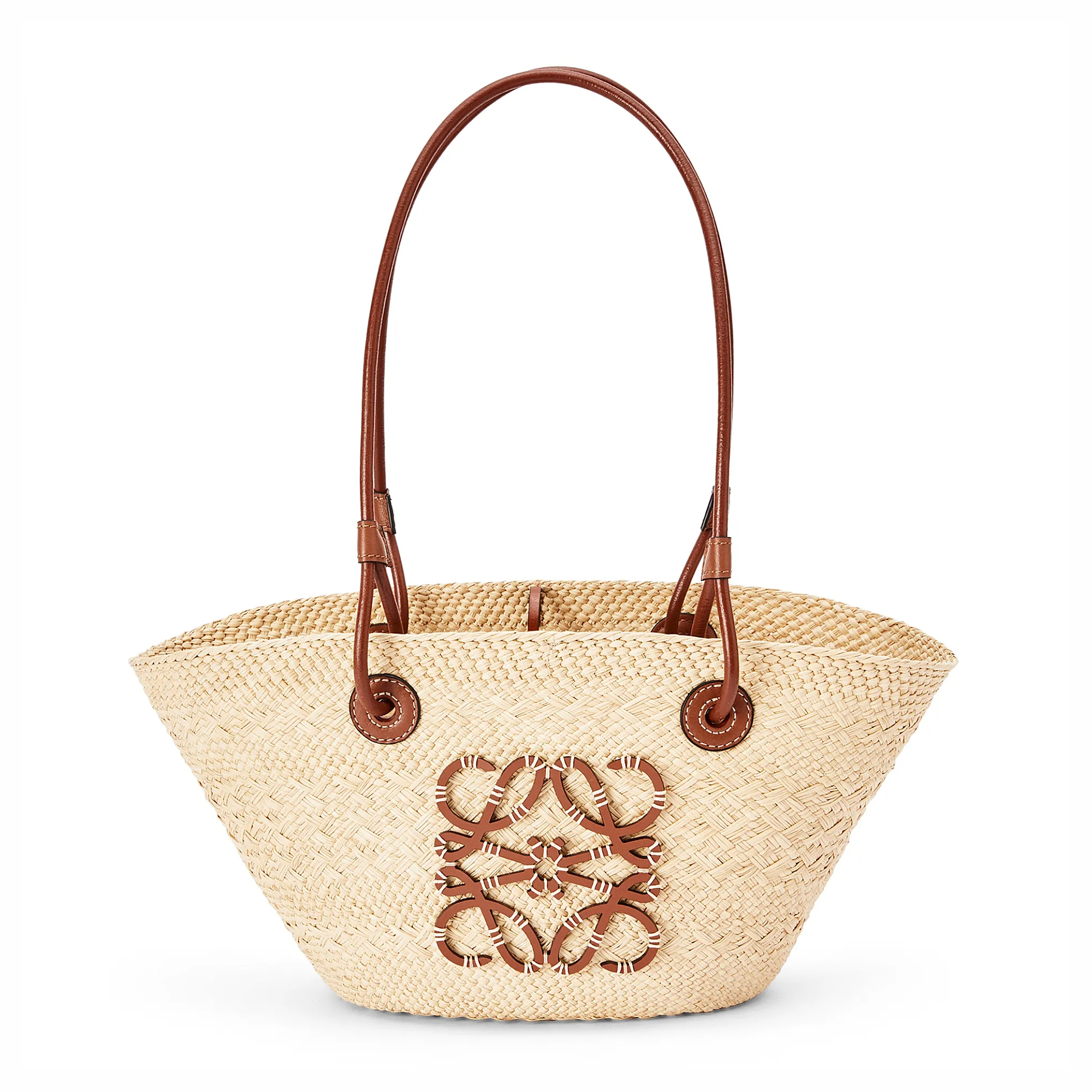 Loewe Anagram Basket Woven Handheld Diagonal Straddle Bag #nigo21877