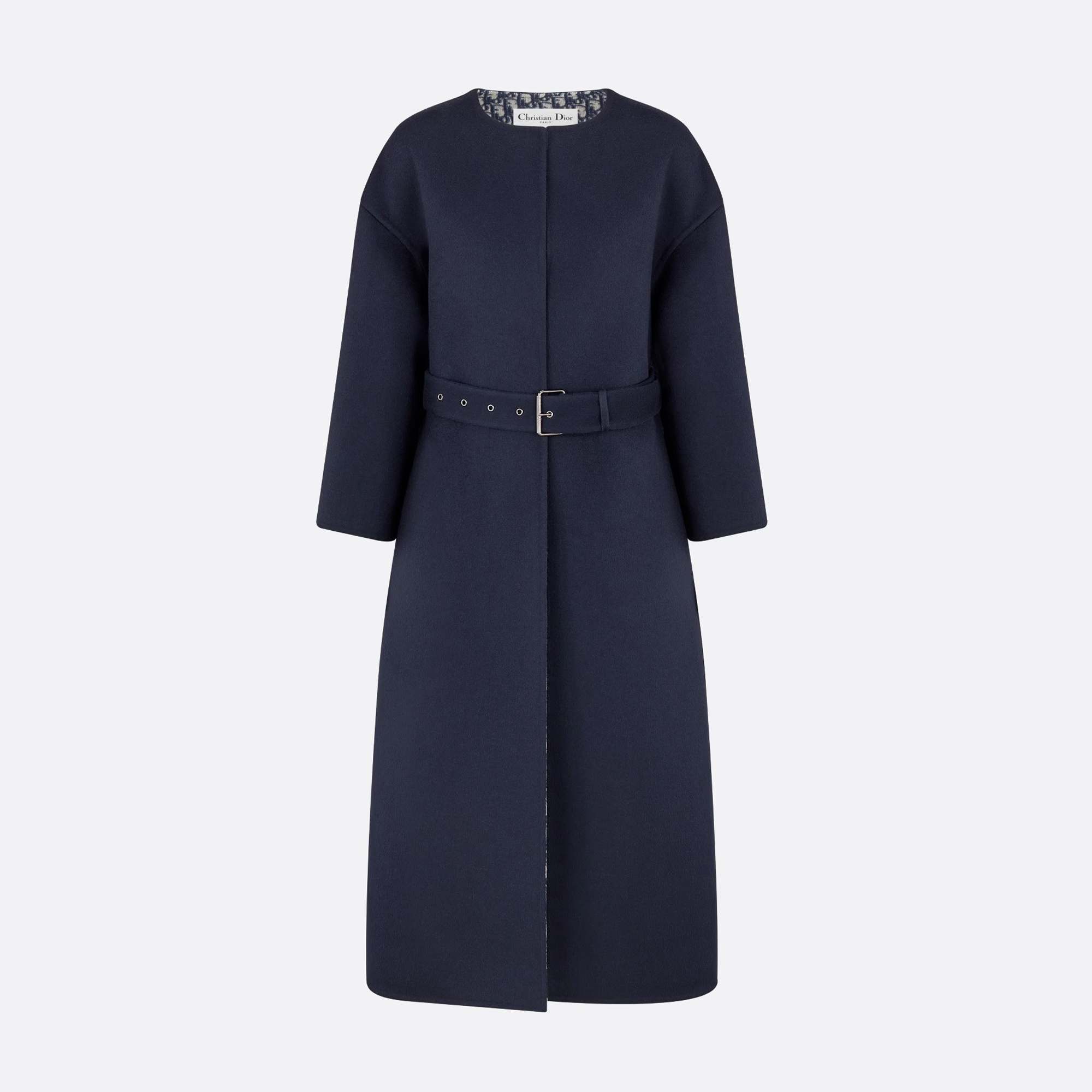 Dior Long Round Neck Overcoat Jacket #nigo21871