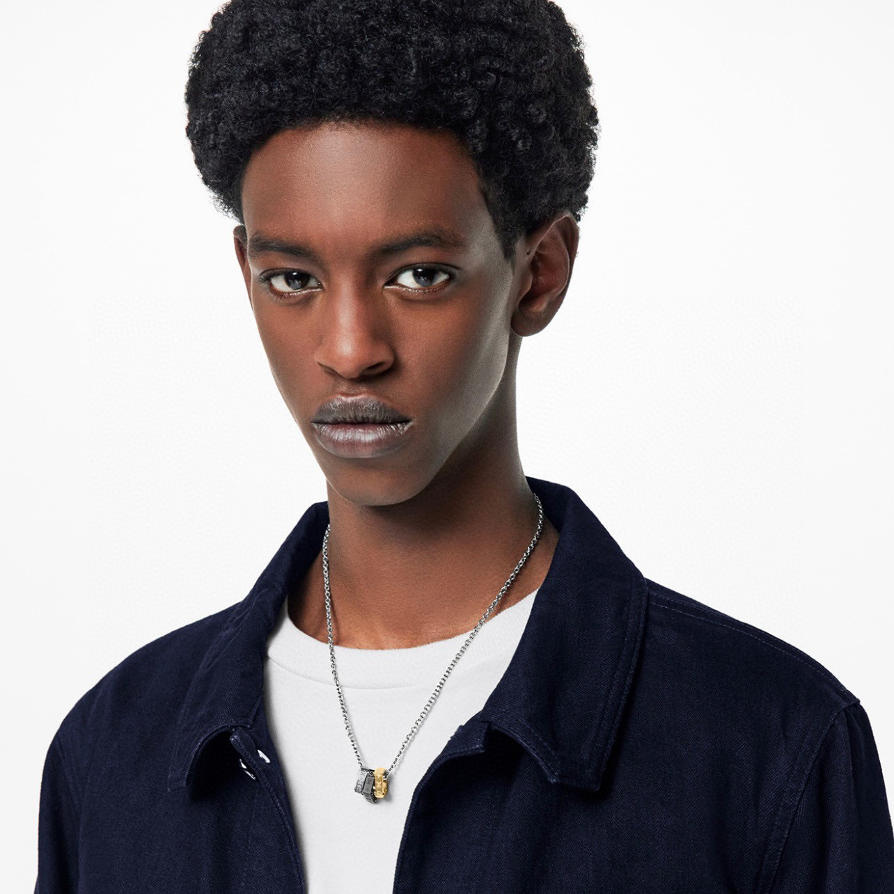 Louis Vuitton Monogram Bold Ring Circle Necklace #nigo84122