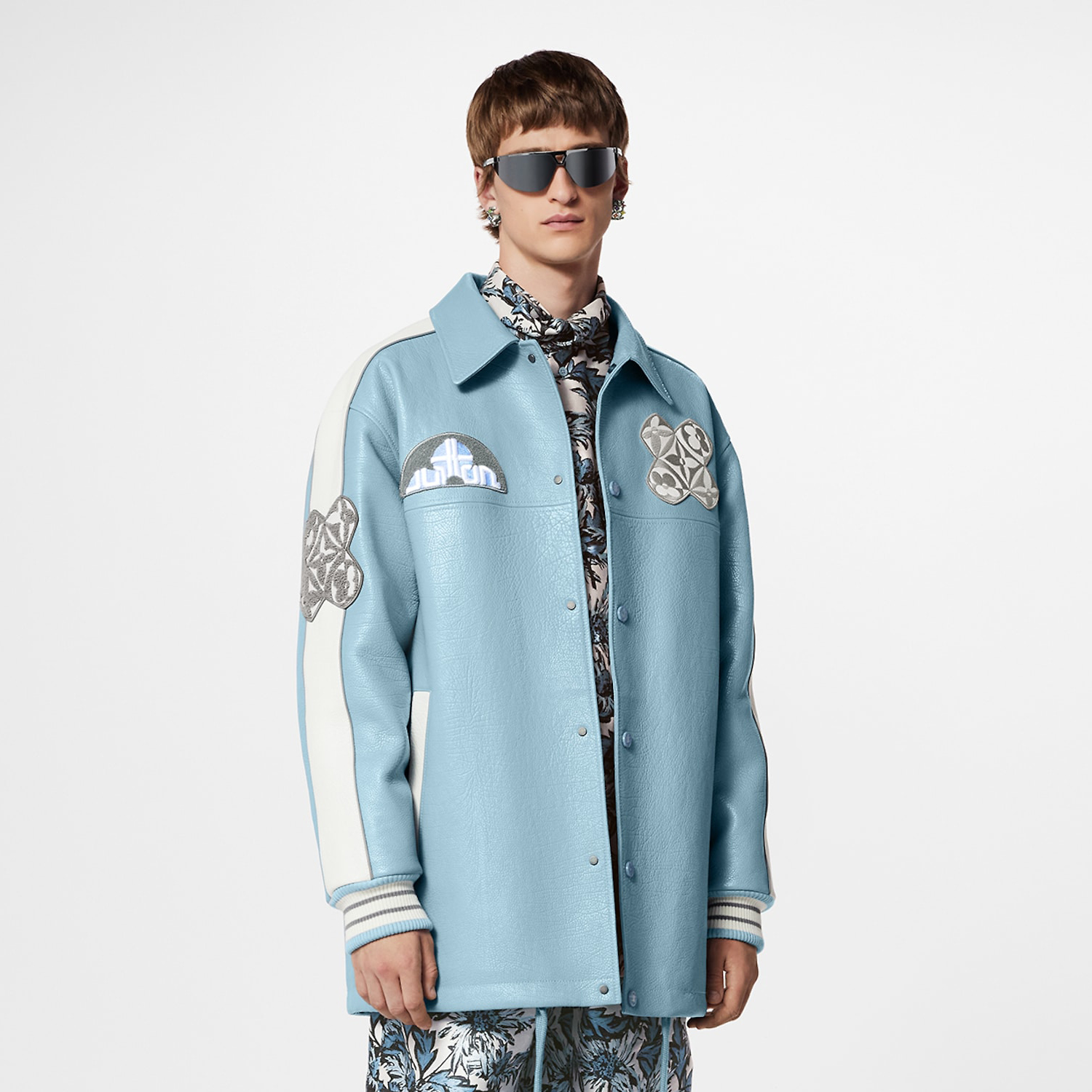 Louis Vuitton Lapel Printed Jacket Leather Jacket #nigo21889