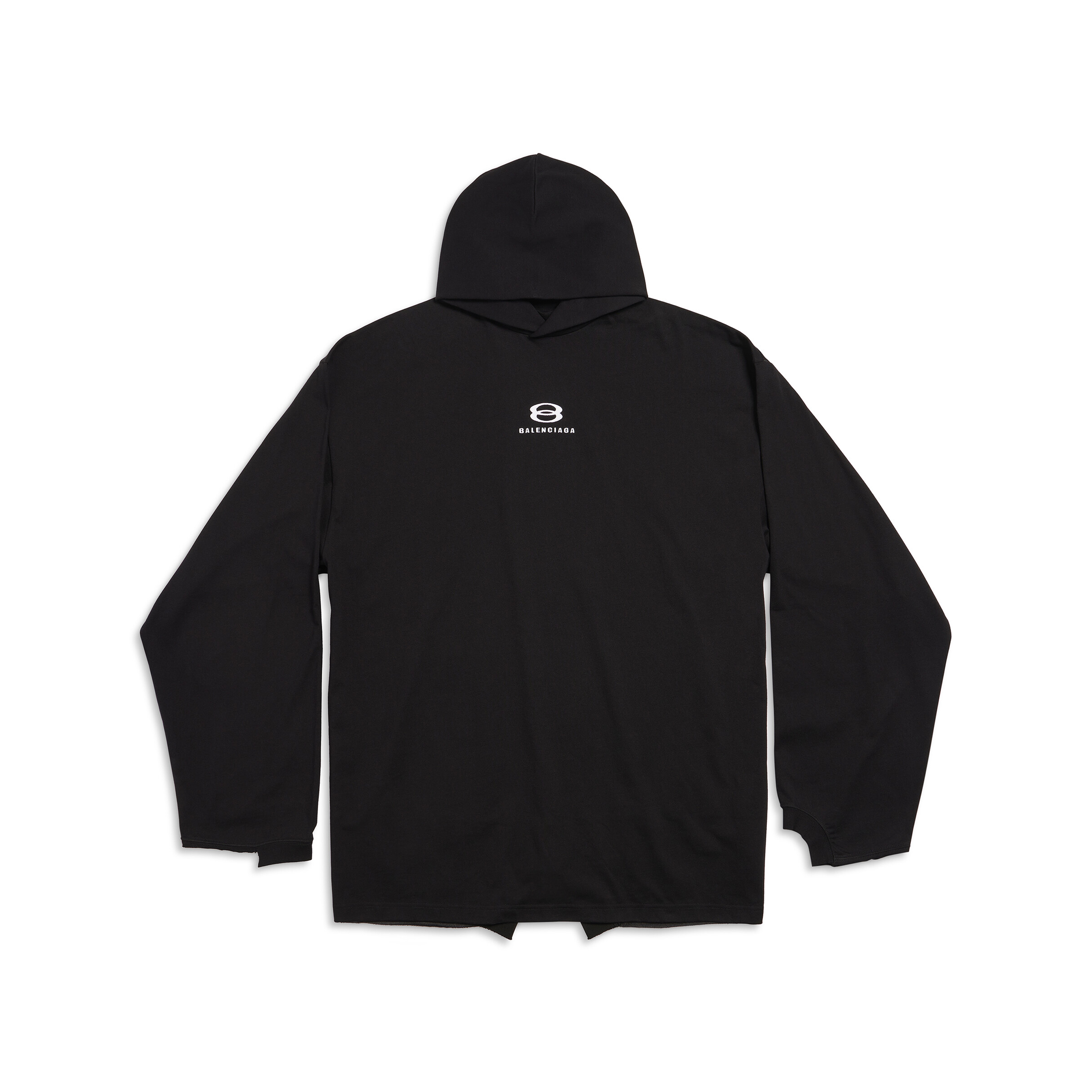 Balenciaga Unity Sports Icon Deconstructed Long Sleeved Loose Hooded Top #nigo21894