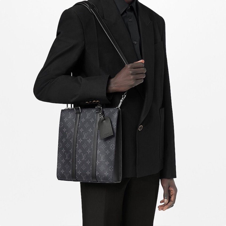 Louis Vuitton Sac Plat Cross Leather Printed Portable Diagonal Bag #nigo21883