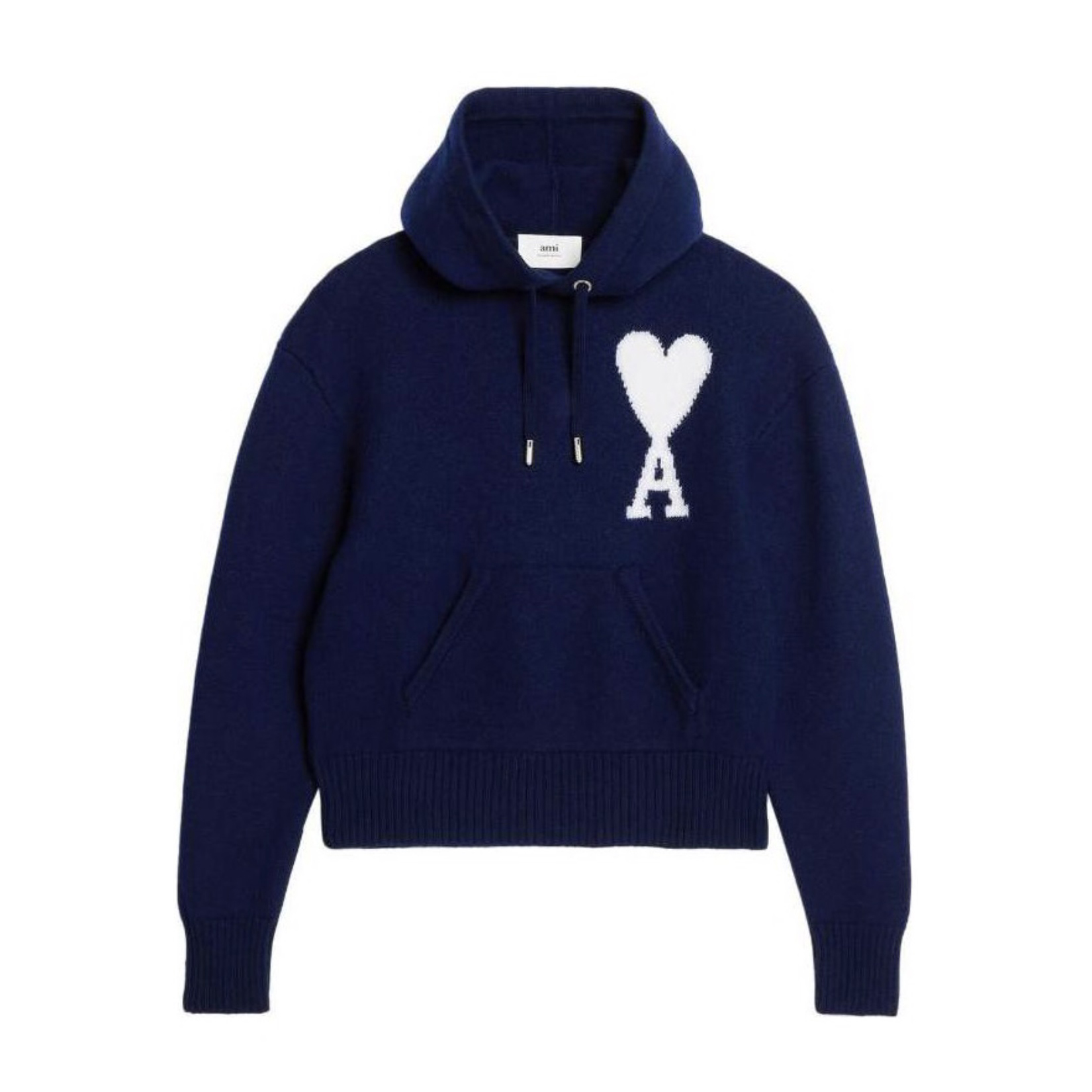 Ami Love Navy Hooded Sweatshirt Pullover #nigo96534