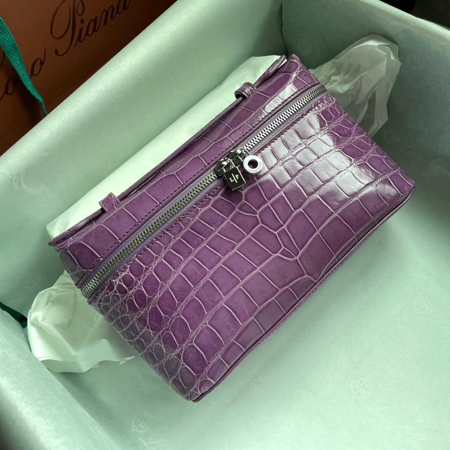 Loro Piana Extra Pocket L19 Leather Clutch Bag #nigo5996