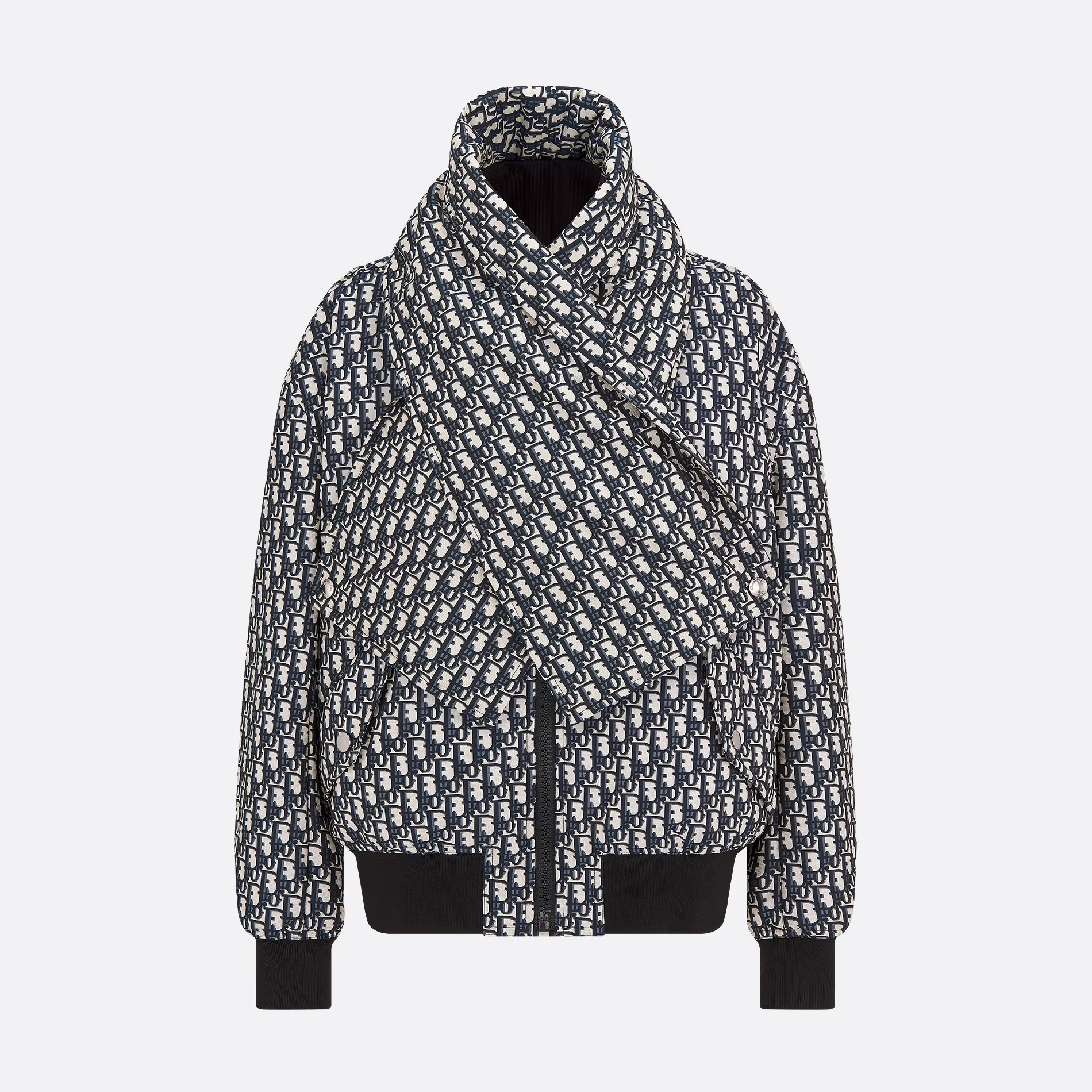 Dior Bomber Jacket With Criss Cross Collar #nigo96548