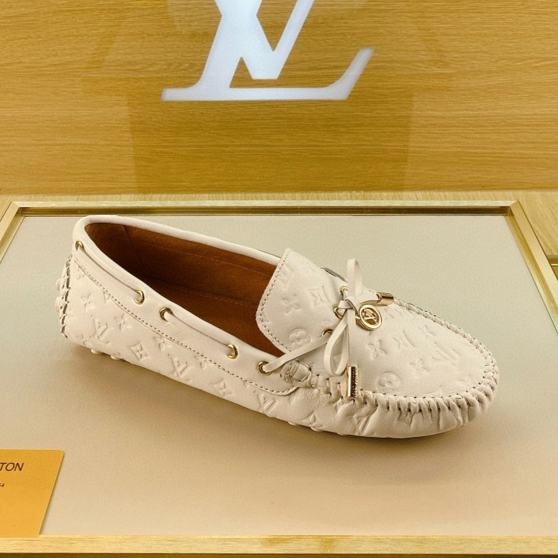Louis Vuitton Business Casual Leather Loafers Shoes #nigo96551
