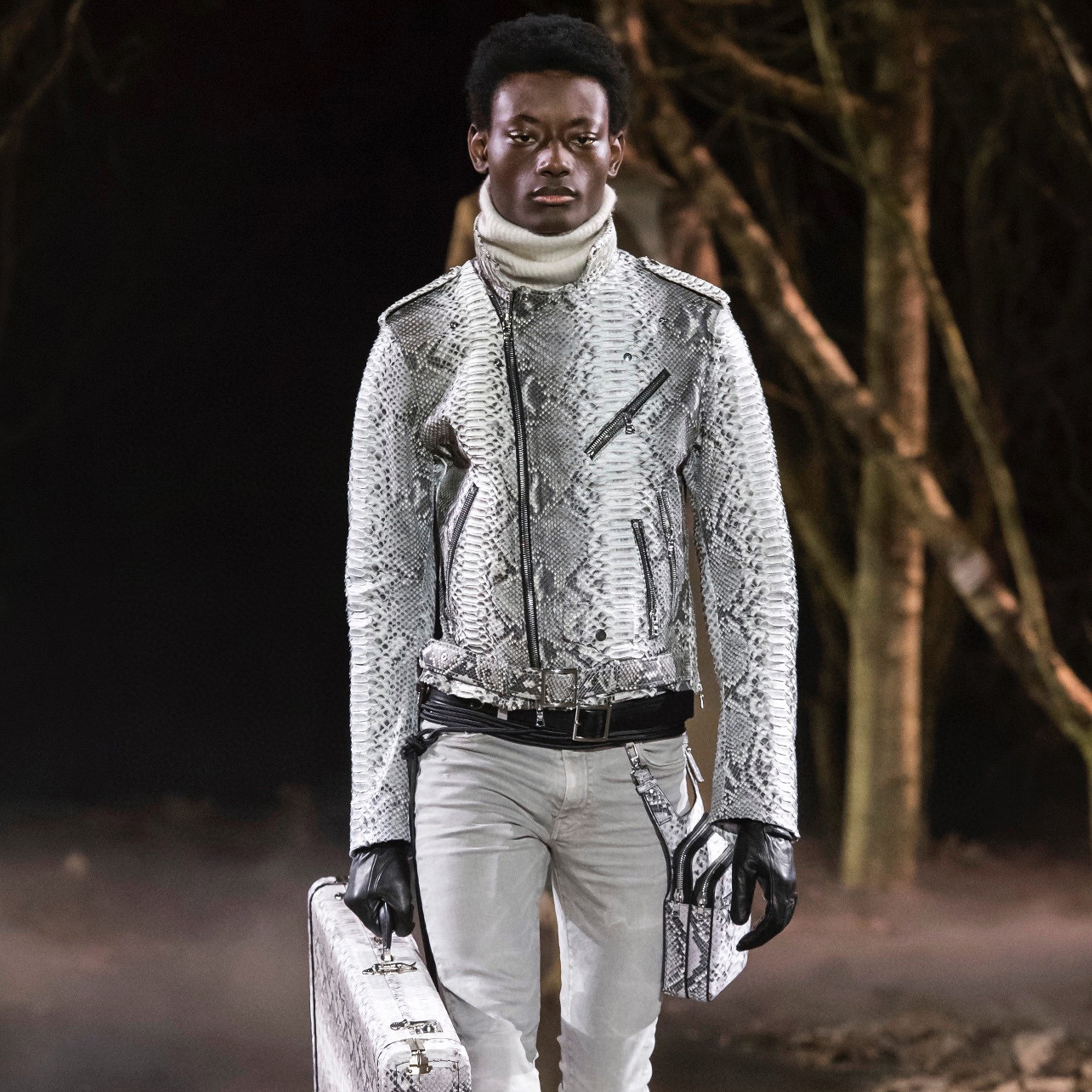 Amiri Leather Long Sleeve Jacket Coat #nigo6667