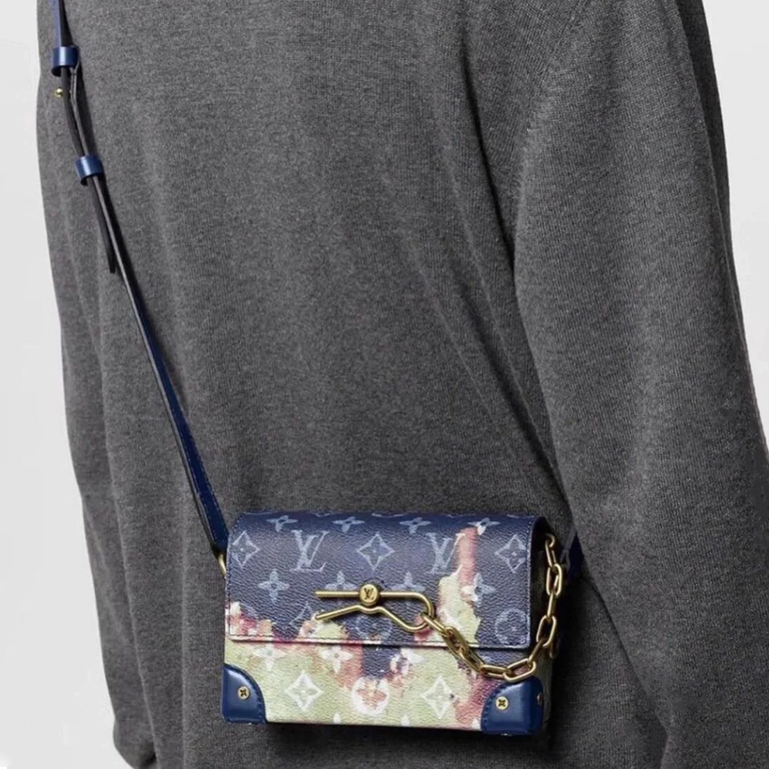 Louis Vuitton Steamer Flame Pattern Messenger Bag Bags #nigo96563