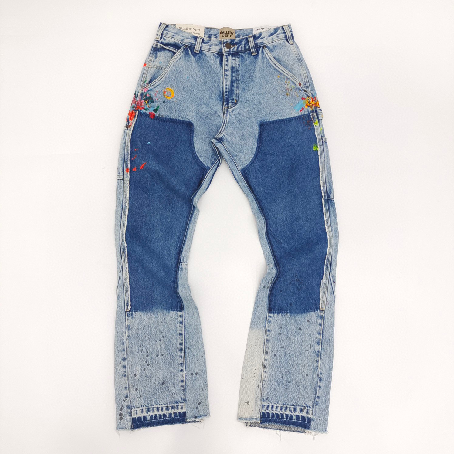 Gallery Dept Vintage Blue Spliced Jeans Pants #nigo96557