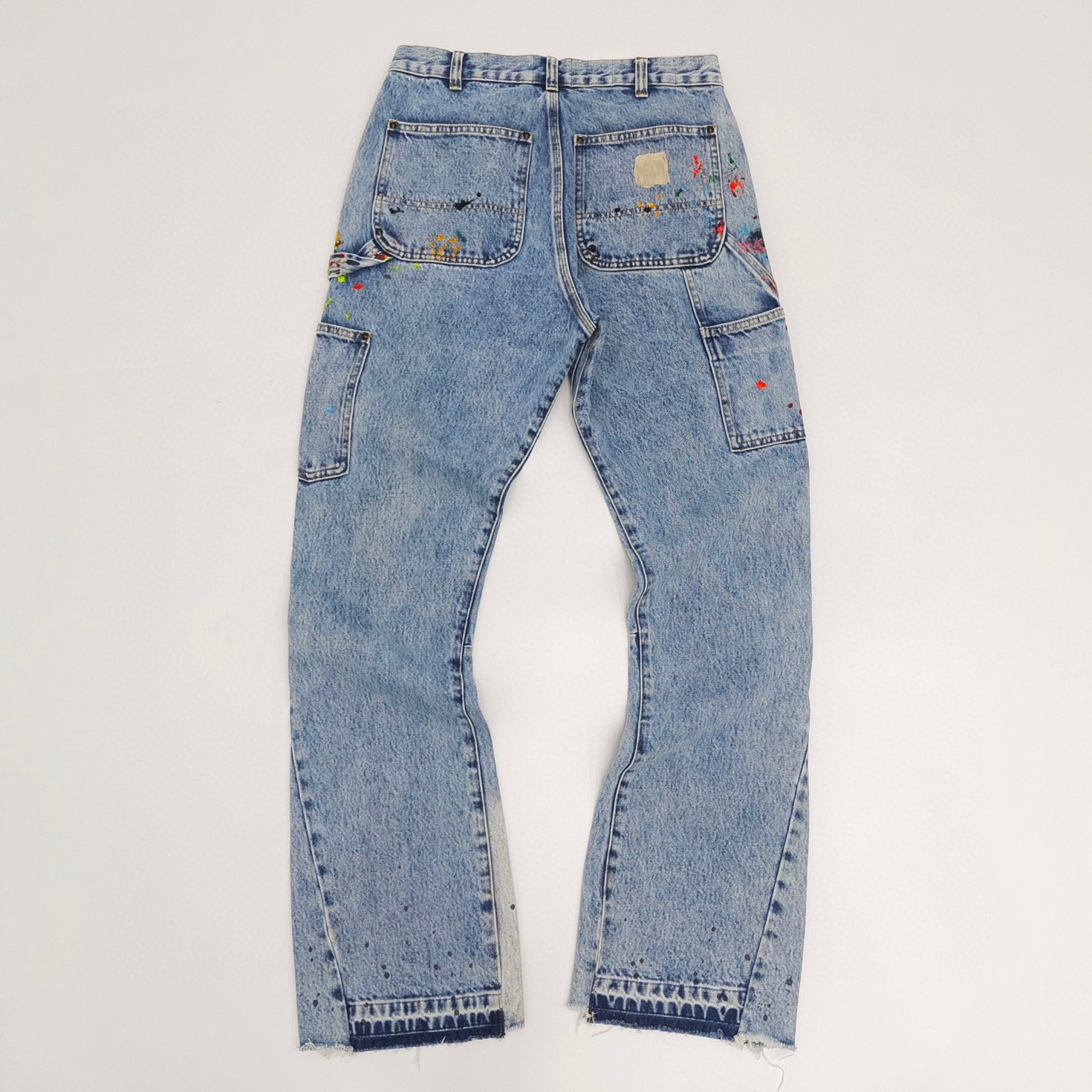 Gallery Dept Vintage Blue Spliced Jeans Pants #nigo96557
