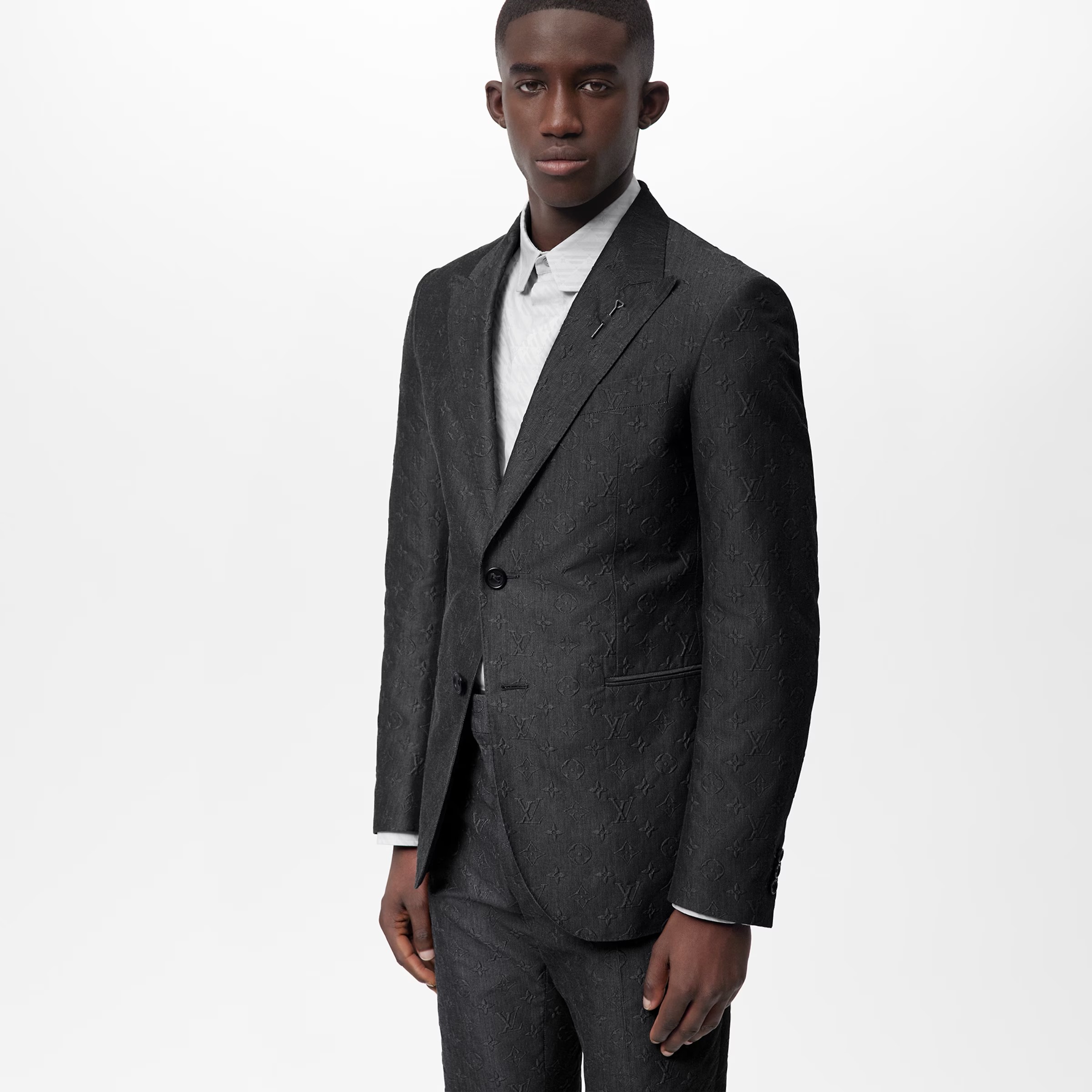 Louis Vuitton Men's Suit Jacket Long Pants Professional Dress Set #nigo6468