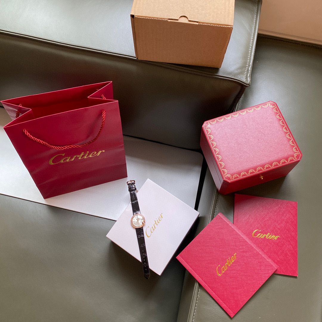 Cartier Black Strap Decorative Watch #nigo21921