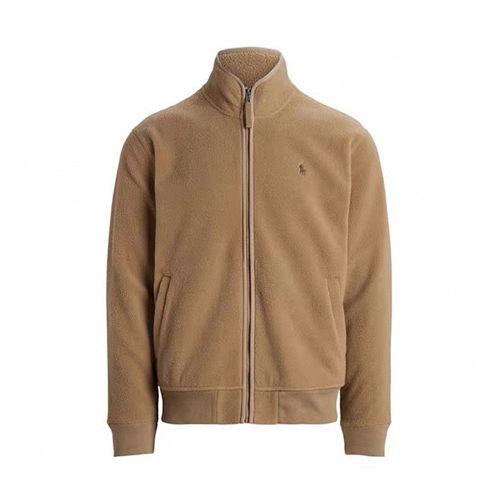 Ralph Lauren Polo Lamb Hair Upright Neck Zippered Jacket #nigo21938