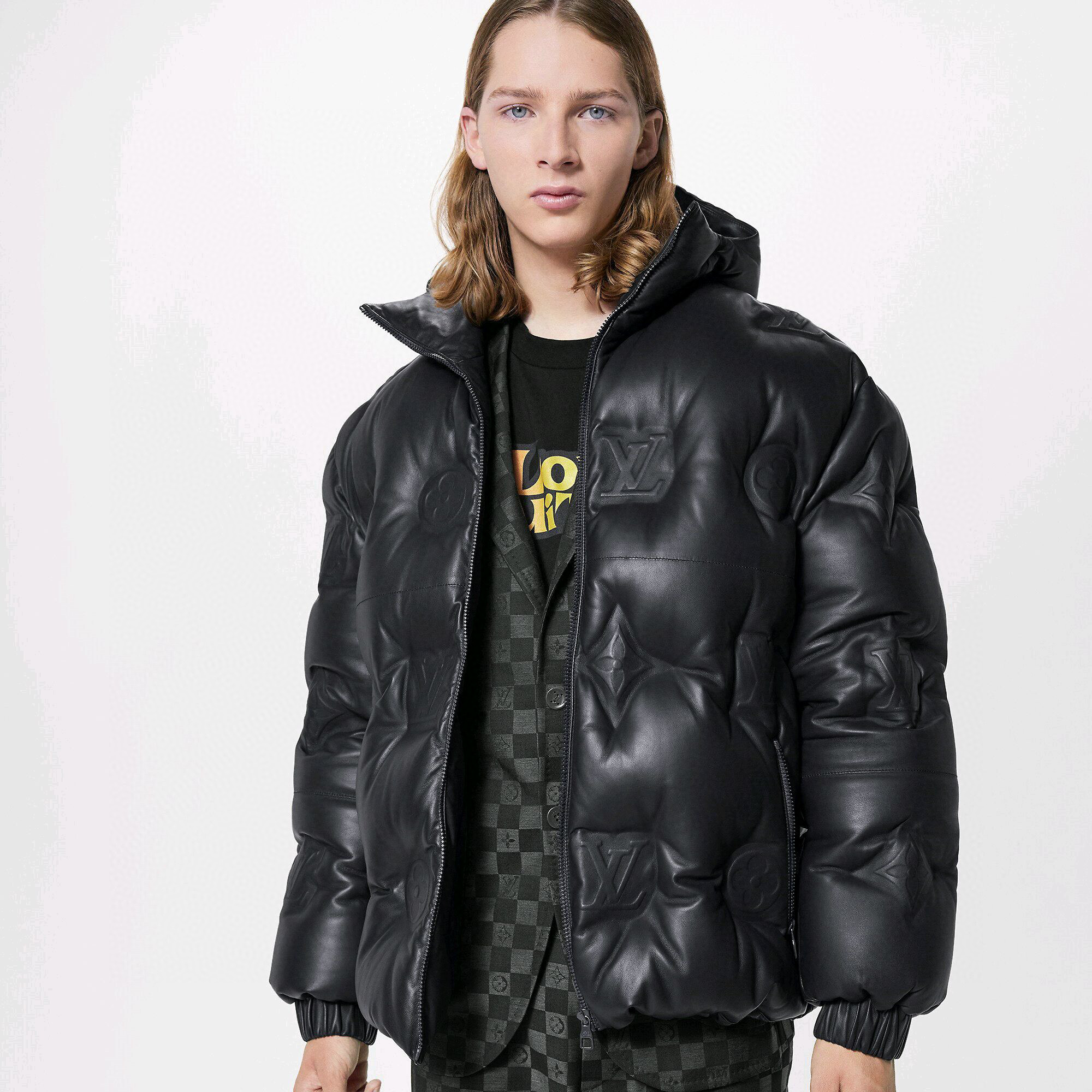 Louis Vuitton Hooded Down Jacket Coat #nigo652