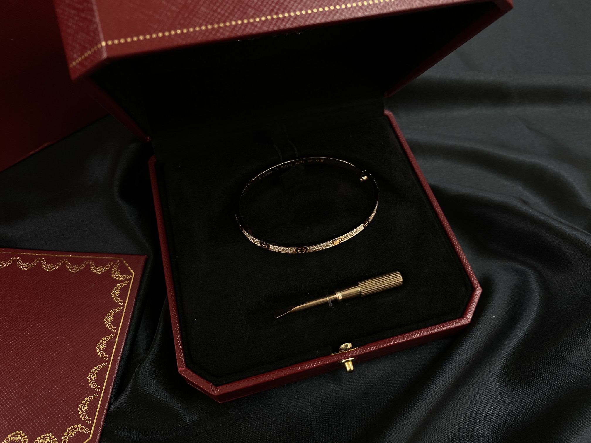 Cartier Encircling Screw Logo Bracelet Plated 18K Gold Accessories Jewelry #nigo82316