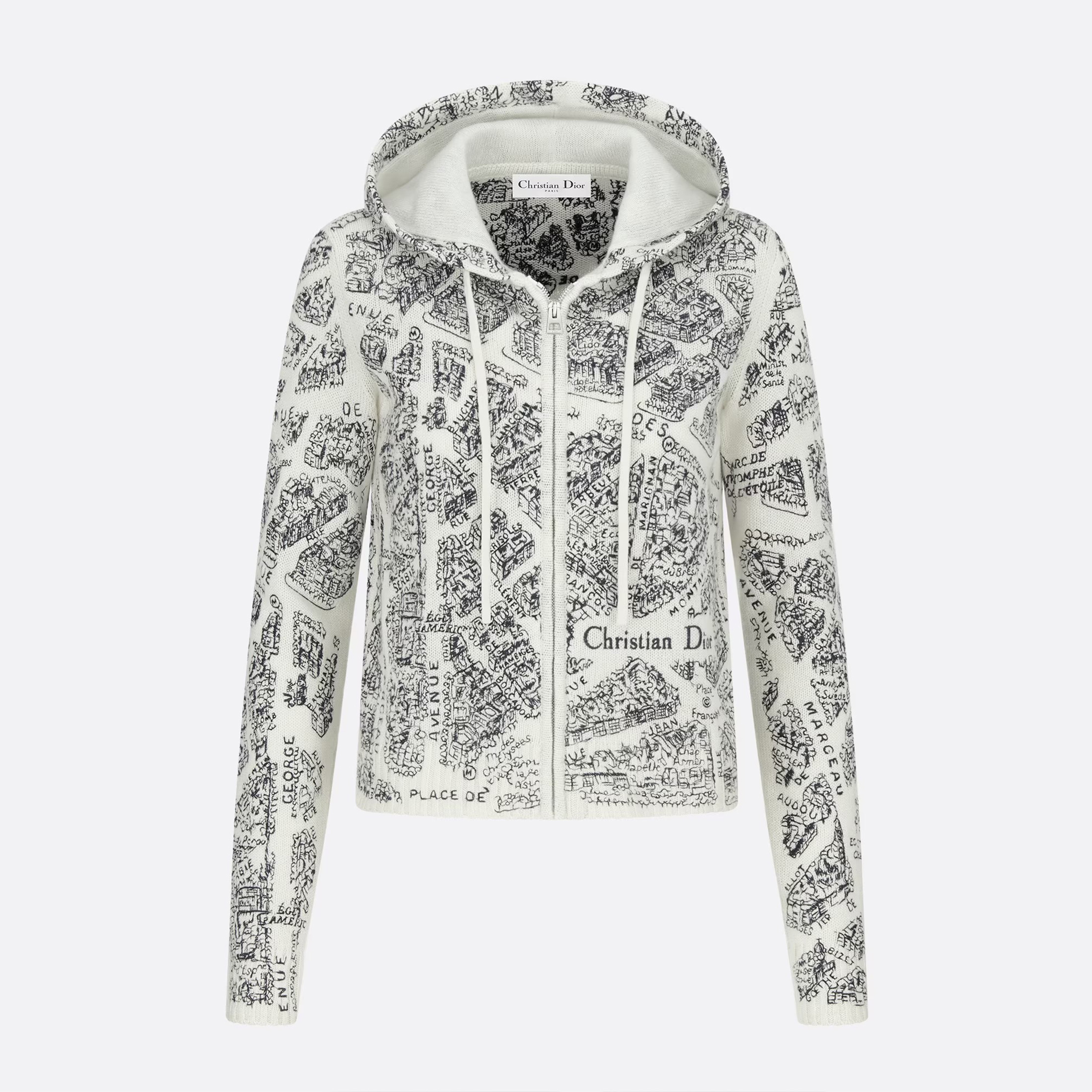 Dior Embroidered Hooded Cardigan Jacket Ngvp #nigo6692