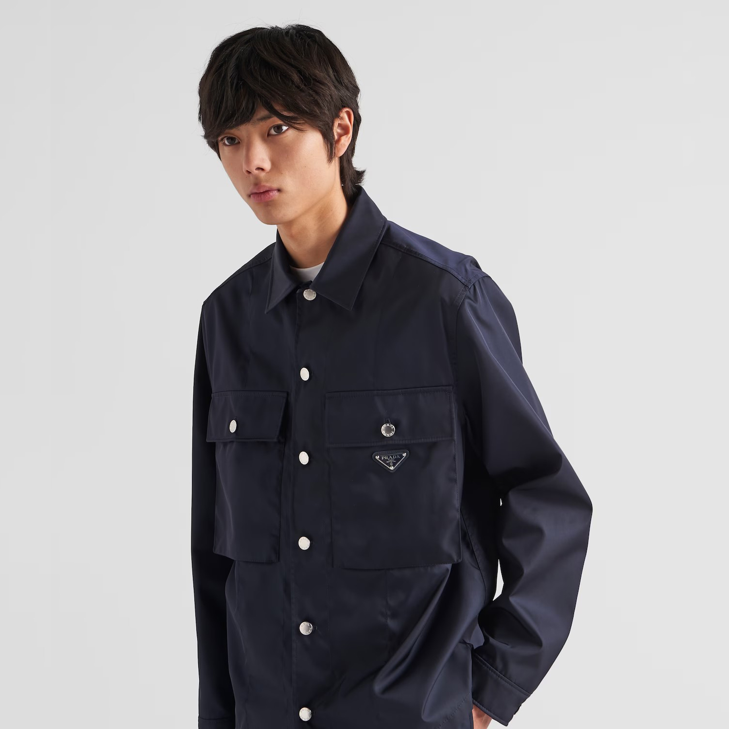 Prada Re-Nylon Blouson Jacket Single Breasted #nigo96584