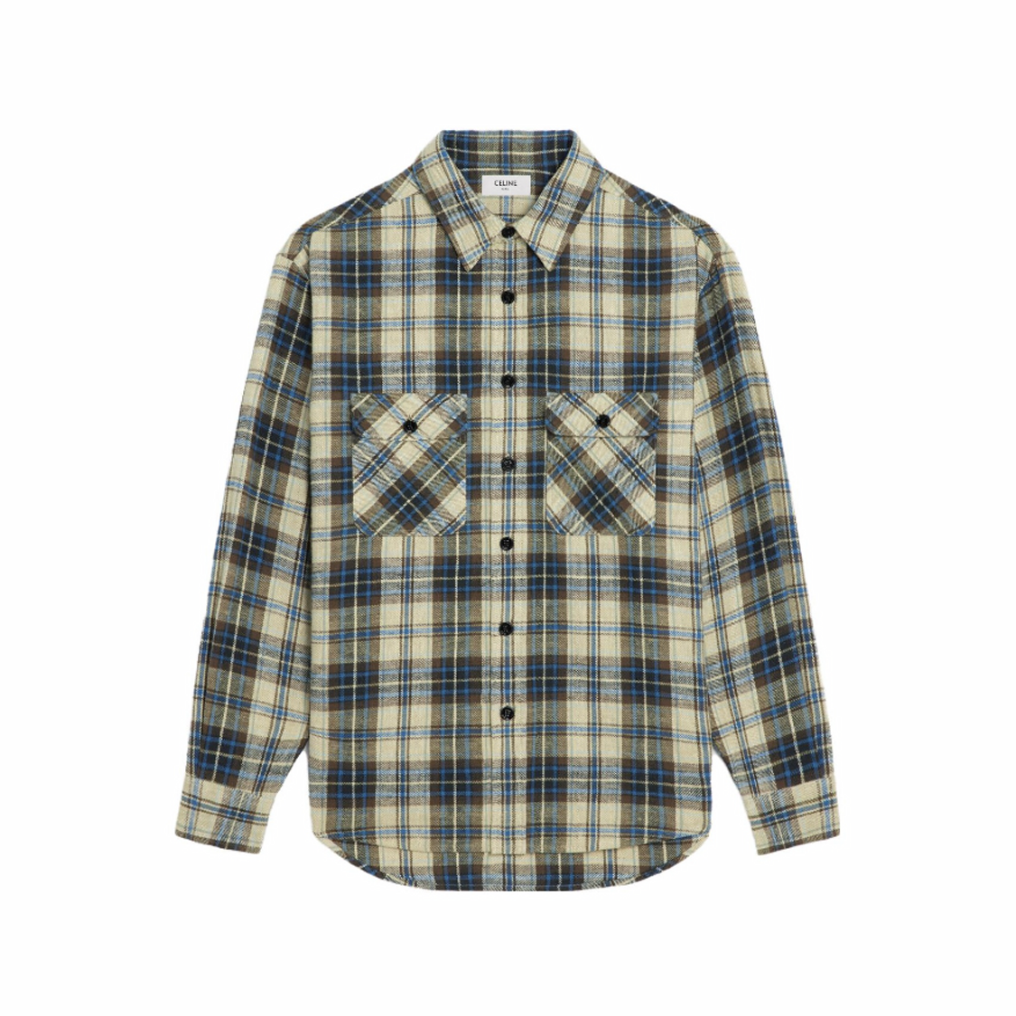 Celine Plaid Buttoned Shirt #nigo21948